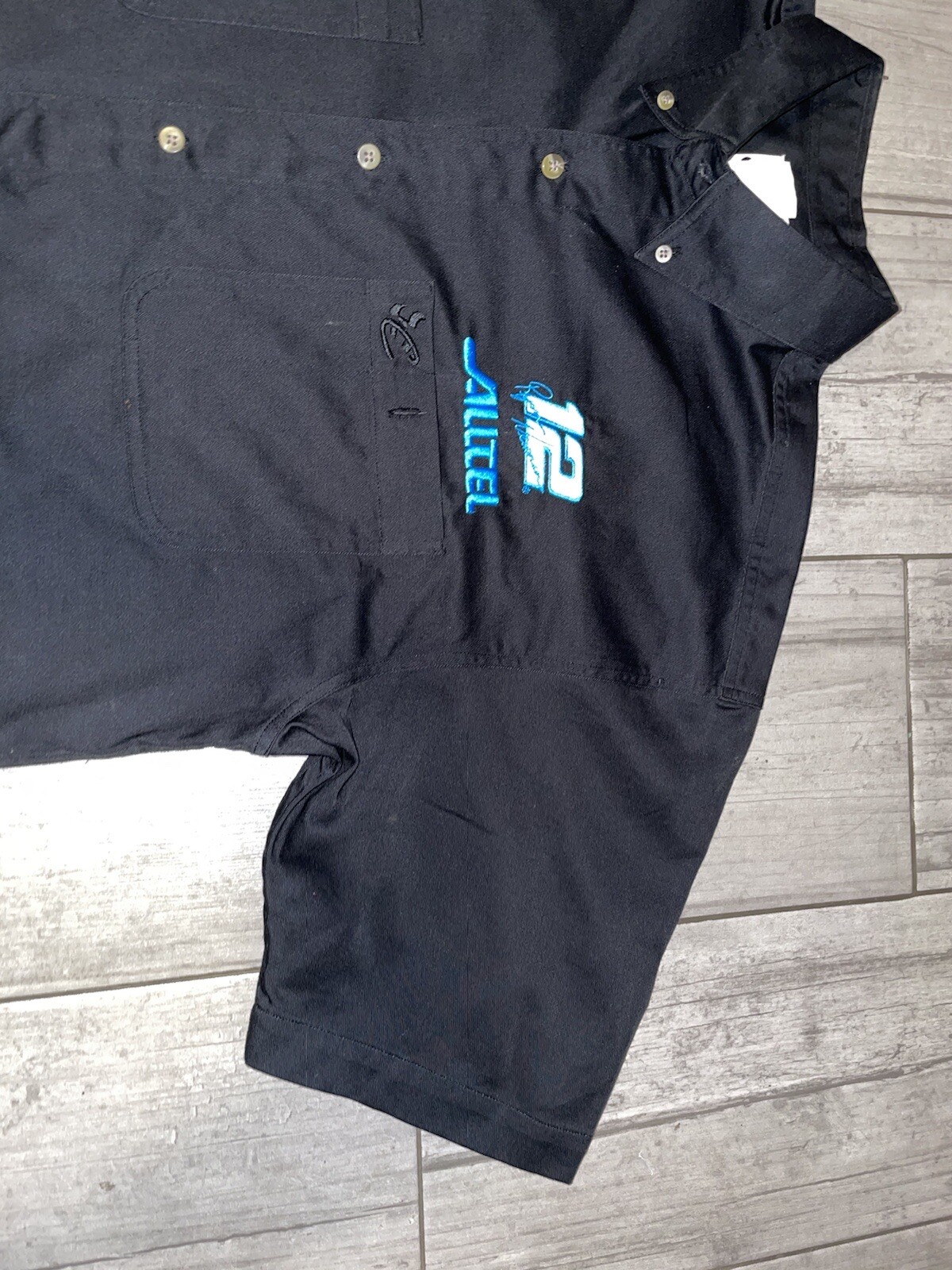 Nascar AllTell Ryan Newman #12 Chase Authentic Shirt Sz Large Used Item Black
