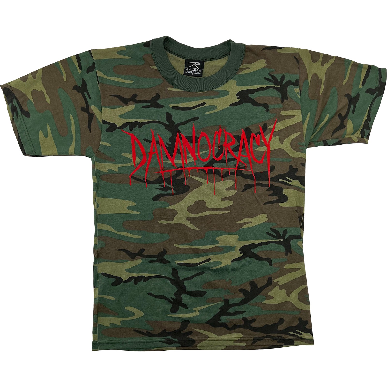 Men’s Damnocracy Bow Hunter T-shirt Small White