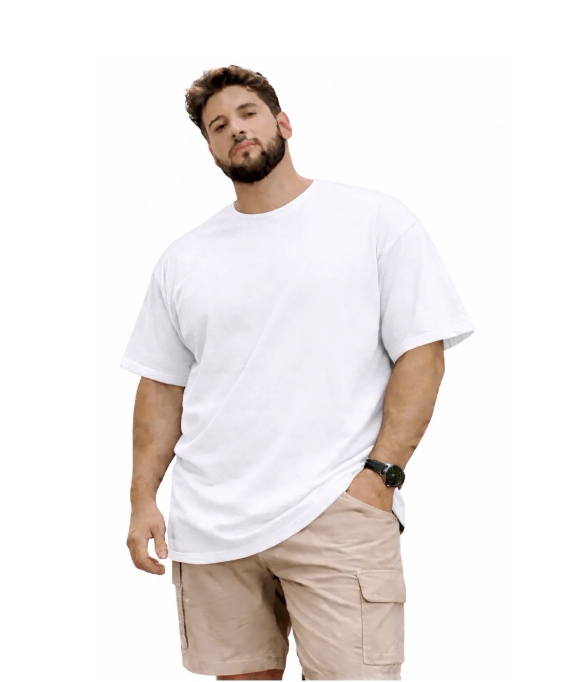 NWT Greystone Big & Tall Men’s White T-Shirt , 3XL