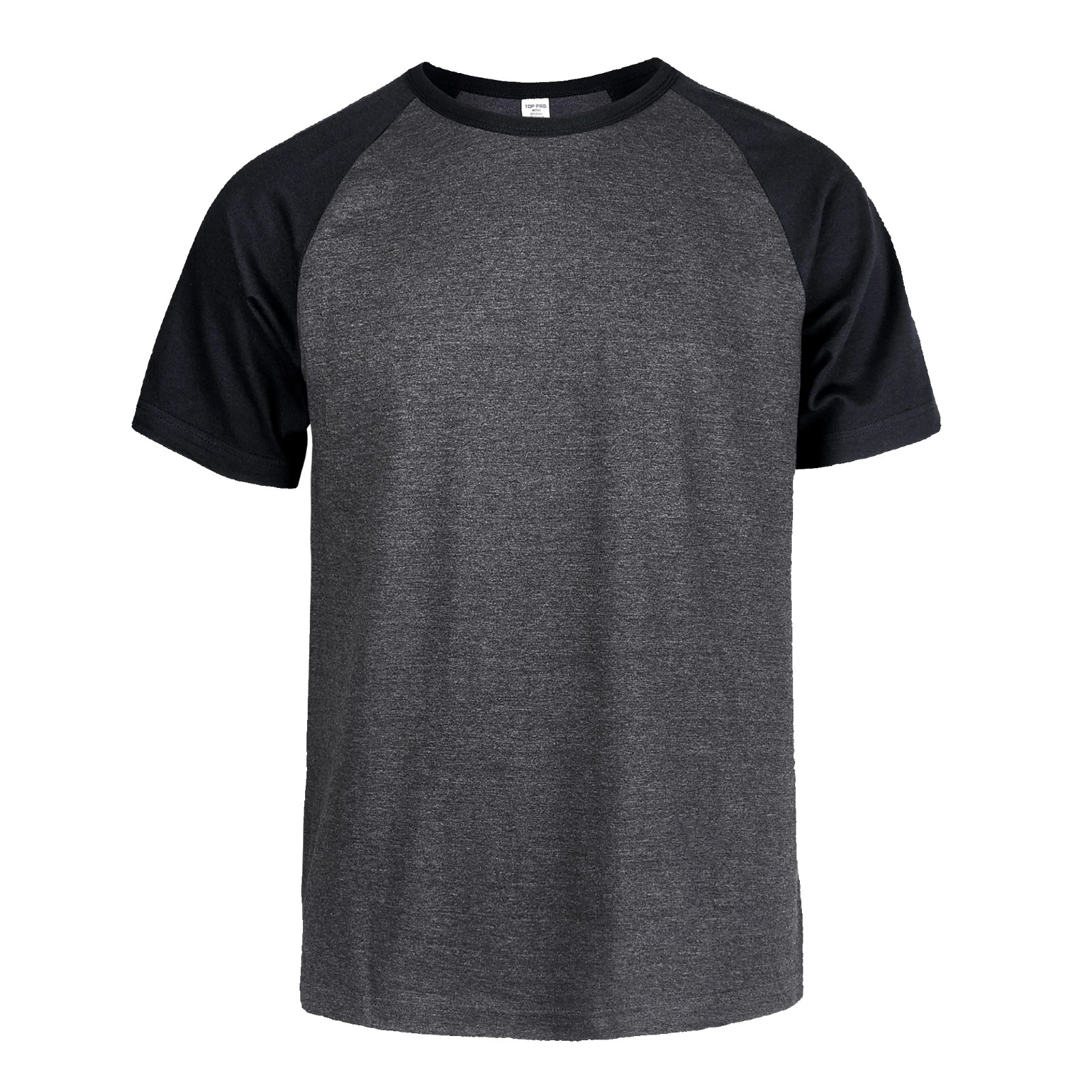 Raglan Baseball Tee-Shirt Premium Cotton Jersey Short Sleeve Men’s New Two Tone