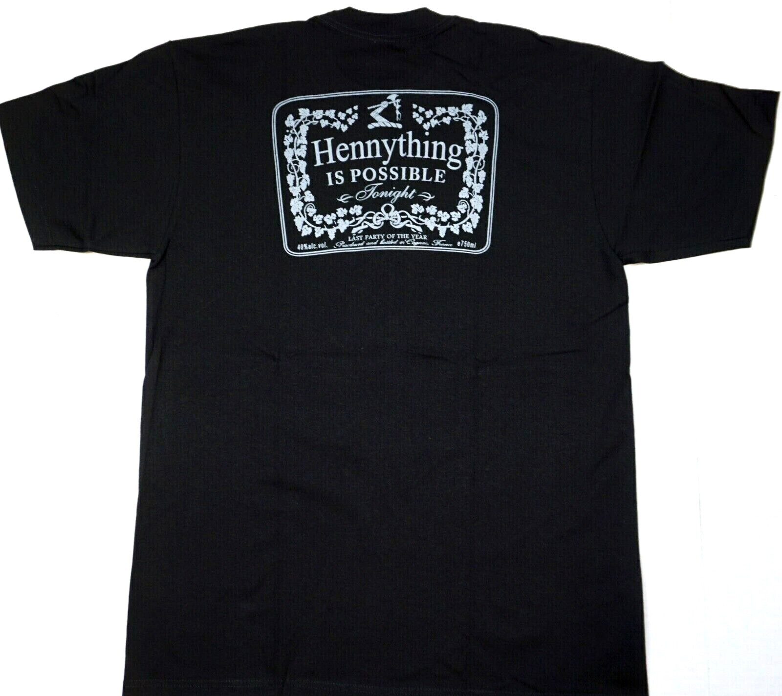 Drinking T-shirt Alcohol Liquor Urban Streetwear Tee Men’s Black New