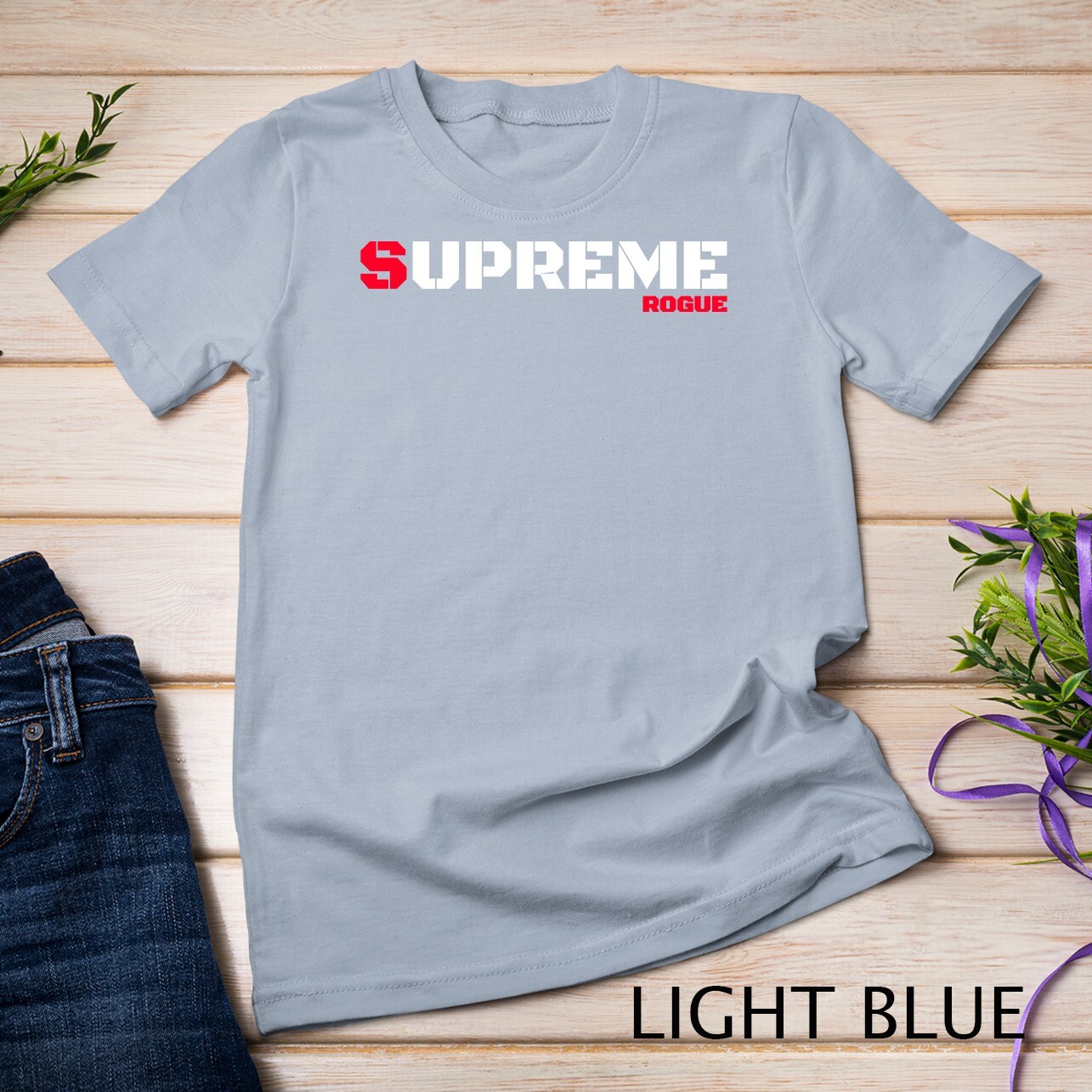 Hot Supreme Rogue Bad Boy Tee Military Style Gaming Gamer Unisex T-shirt
