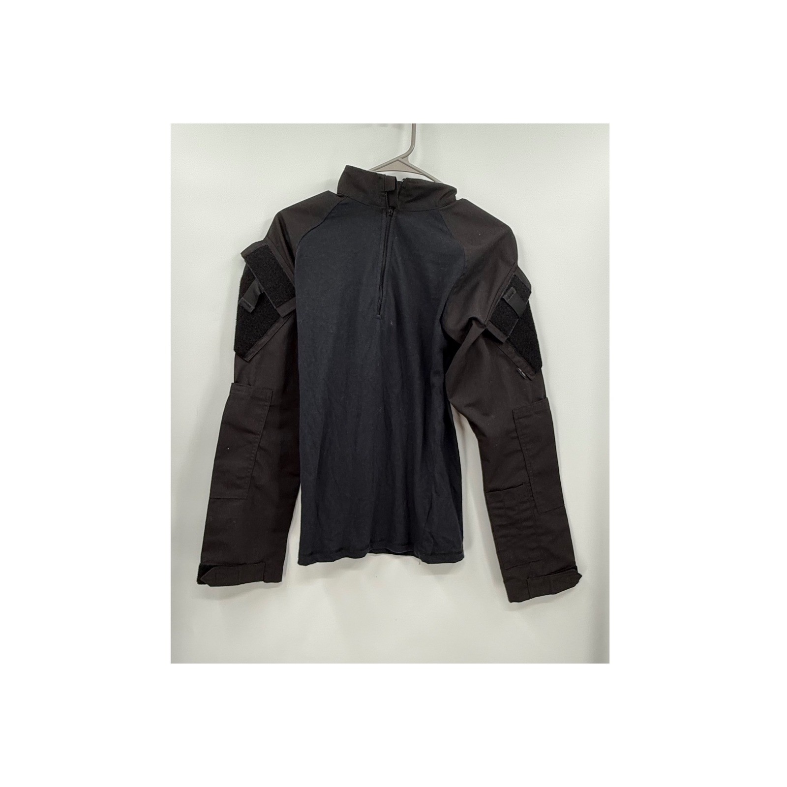 Tru-Spec XSR Combat Shirt Mens Black Cordura Ripstop Tactical Quarter Zip