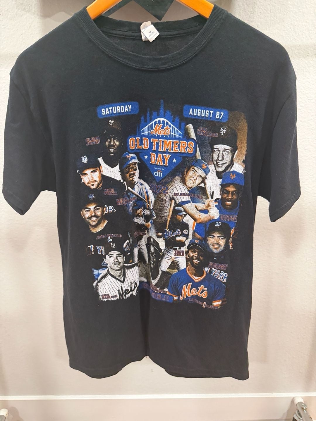2022 New York Mets Old Timers Day Shirt Size Medium Citi Field NY