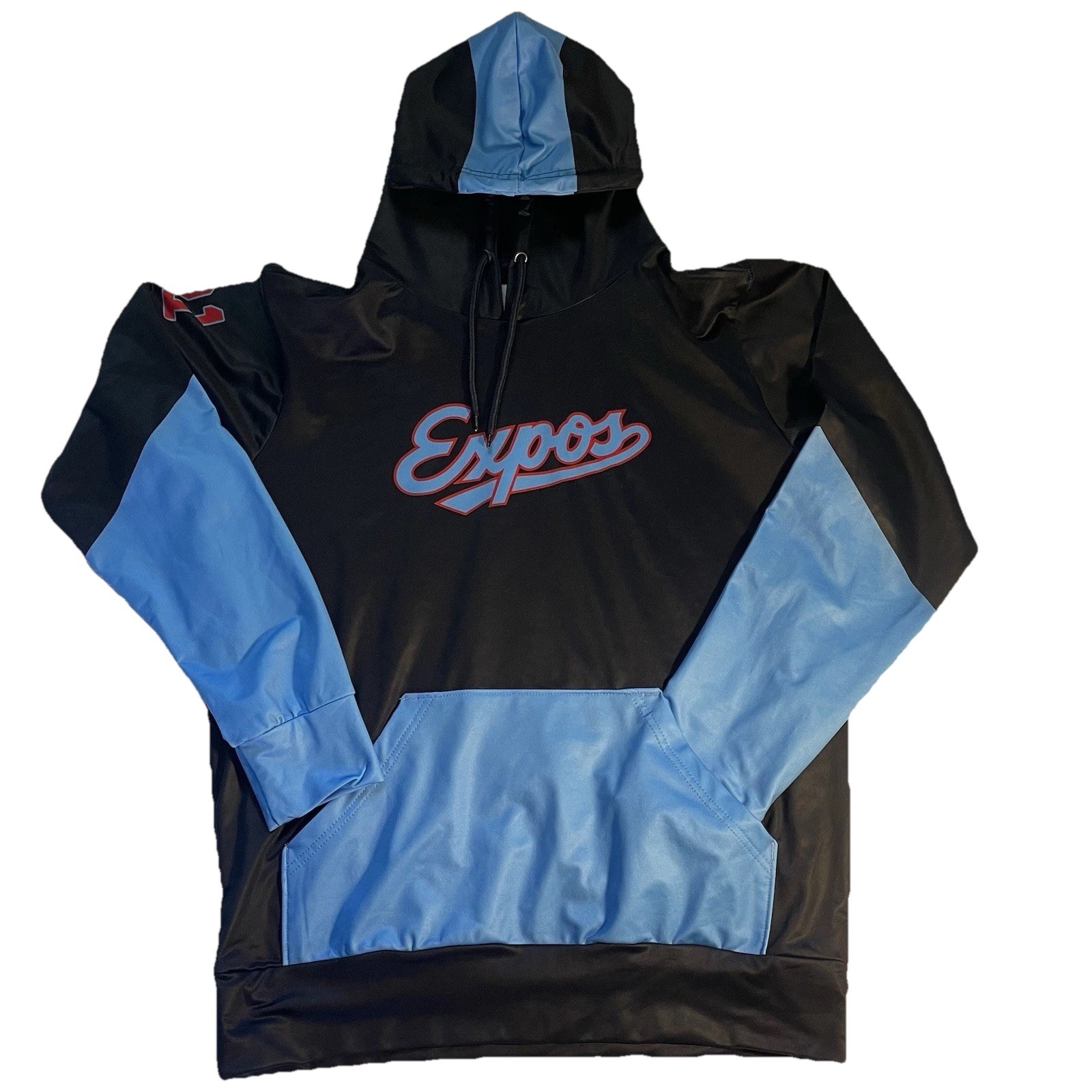 C&C Hoodie Sweatshirt Expos Logo Personalized #21 Bernardi On Back, Size Medium
