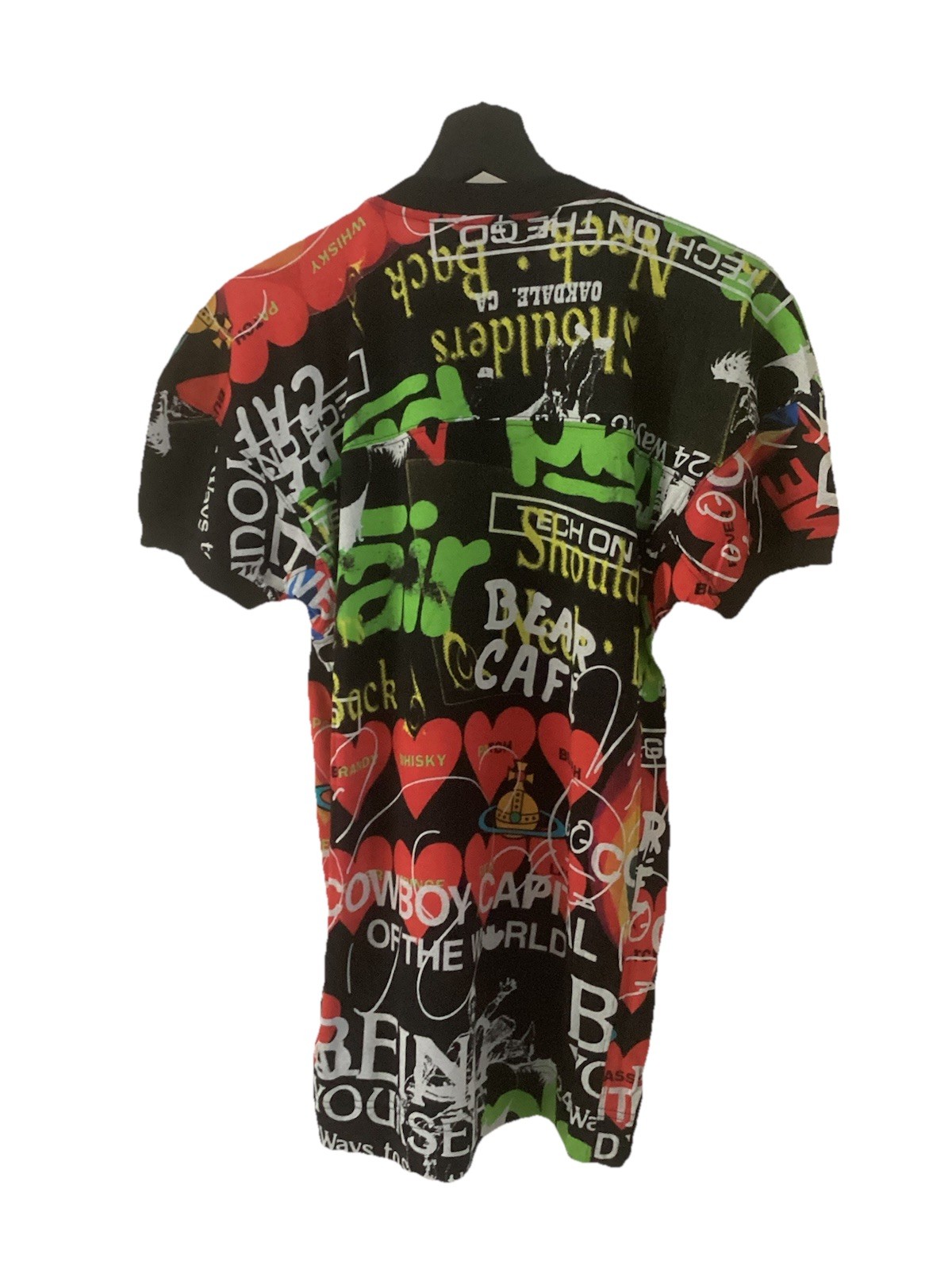 Vivienne Westwood T-Shirt, UK M, Black Football T-Shirt, UK Size M, BNWT