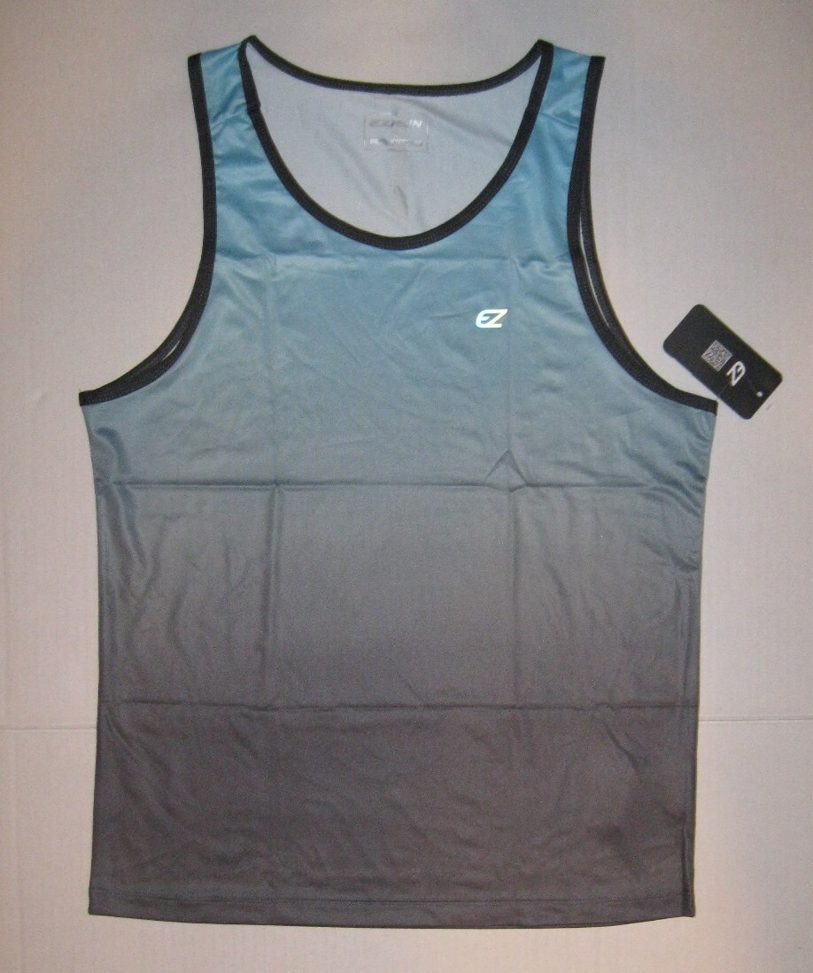 EZRUN Men’s Quick Dry Sport Tank Top for Bodybuilding Gym Athletic Jogging Small