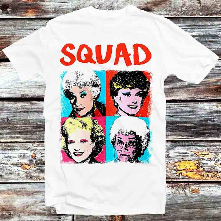 Golden Girls Squad Stardust 80s 90s Tv Show Retro T Shirt B456