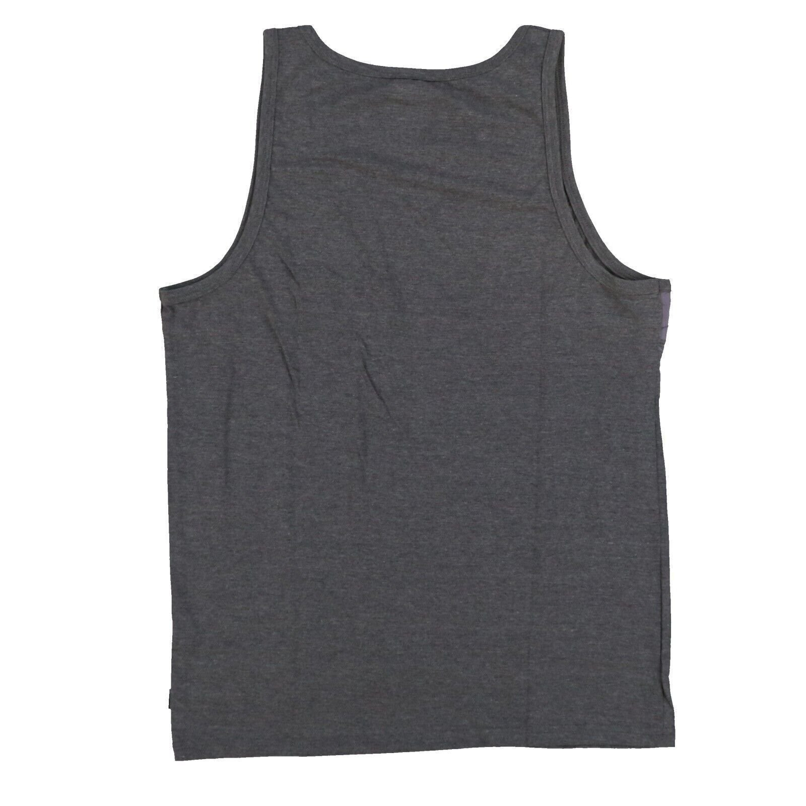 Billabong Mens Spinner Tank Top Shirt Sleeveless Crew Neck Summer Grey M L New