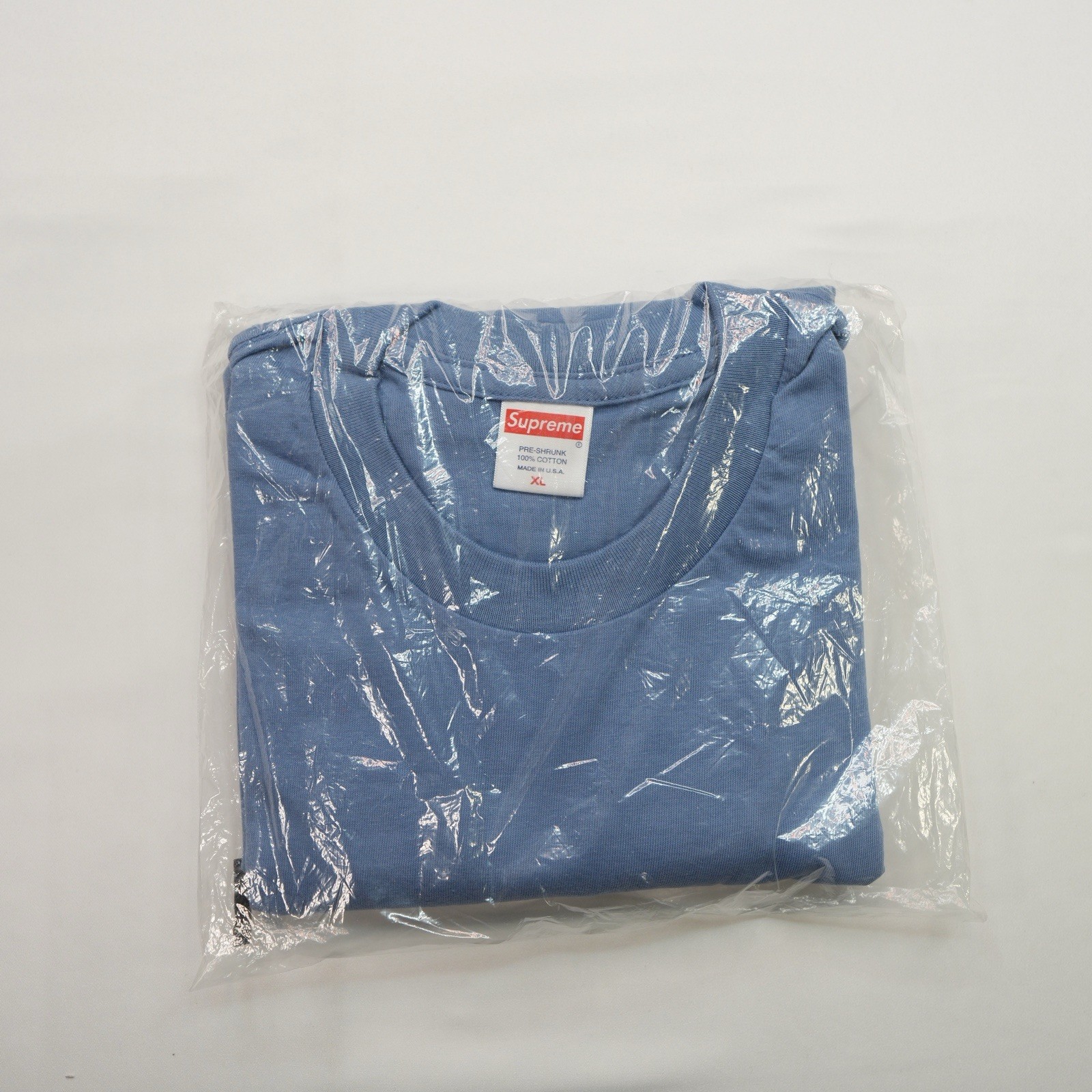 Supreme NWT We’re Back Tee Slate FW19 🔥 Size XL Blue BRAND NEW FACTORY SEALED