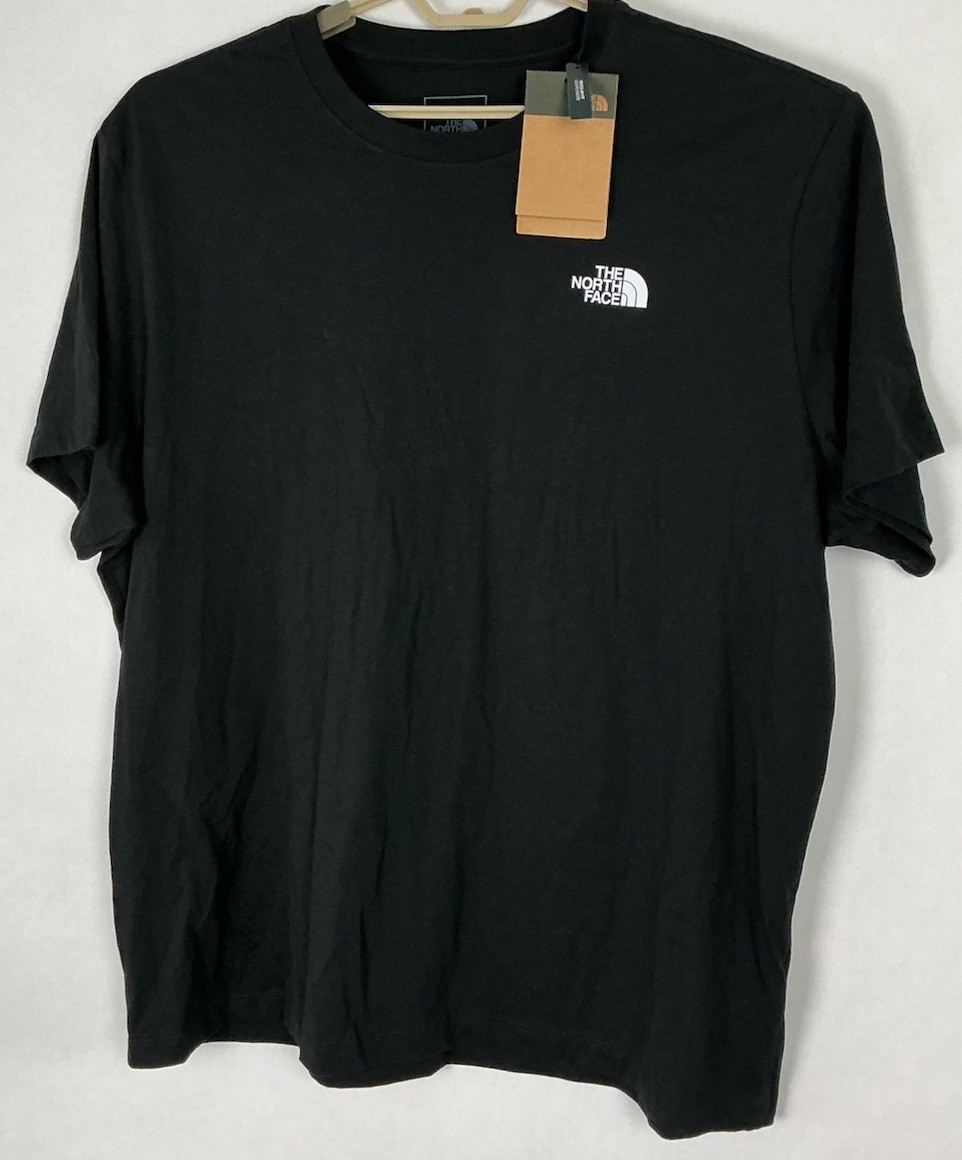 The North Face Men’s Crewneck Black TShirt Size XXL Retro Van Kayak 52×32” New