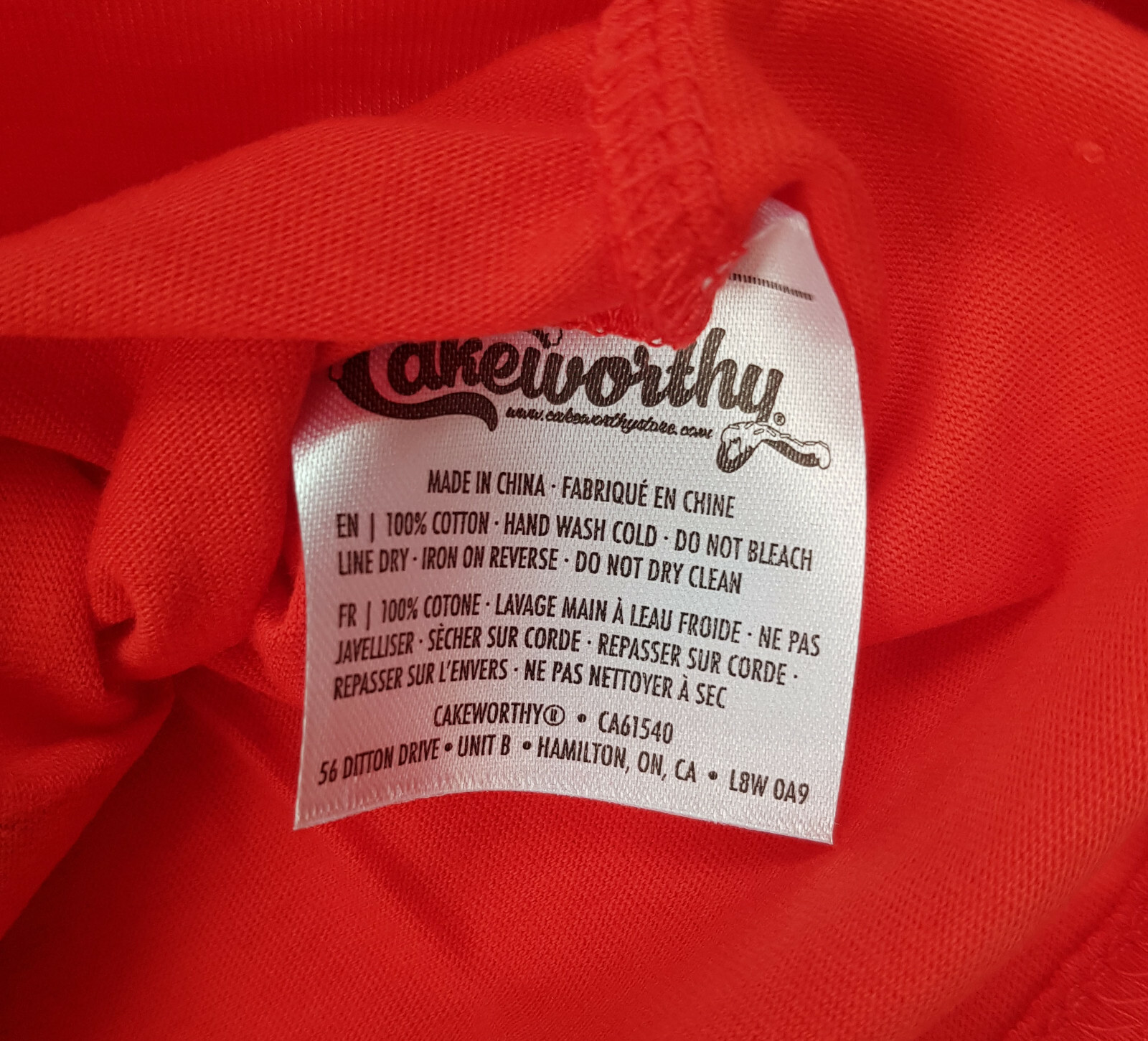 Cakeworthy x Fruity Pebbles Cereal Long Sleeve T-Shirt Top Red The Flintstones