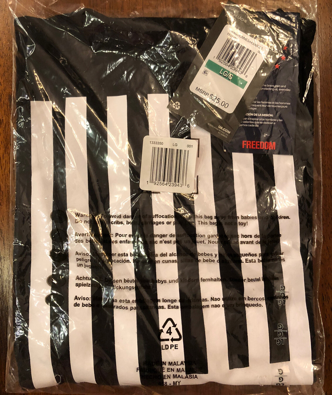 Under Armour UA Freedom Flag Logo Men’s T Shirt Tee Cotton Blend S M L XL XXL