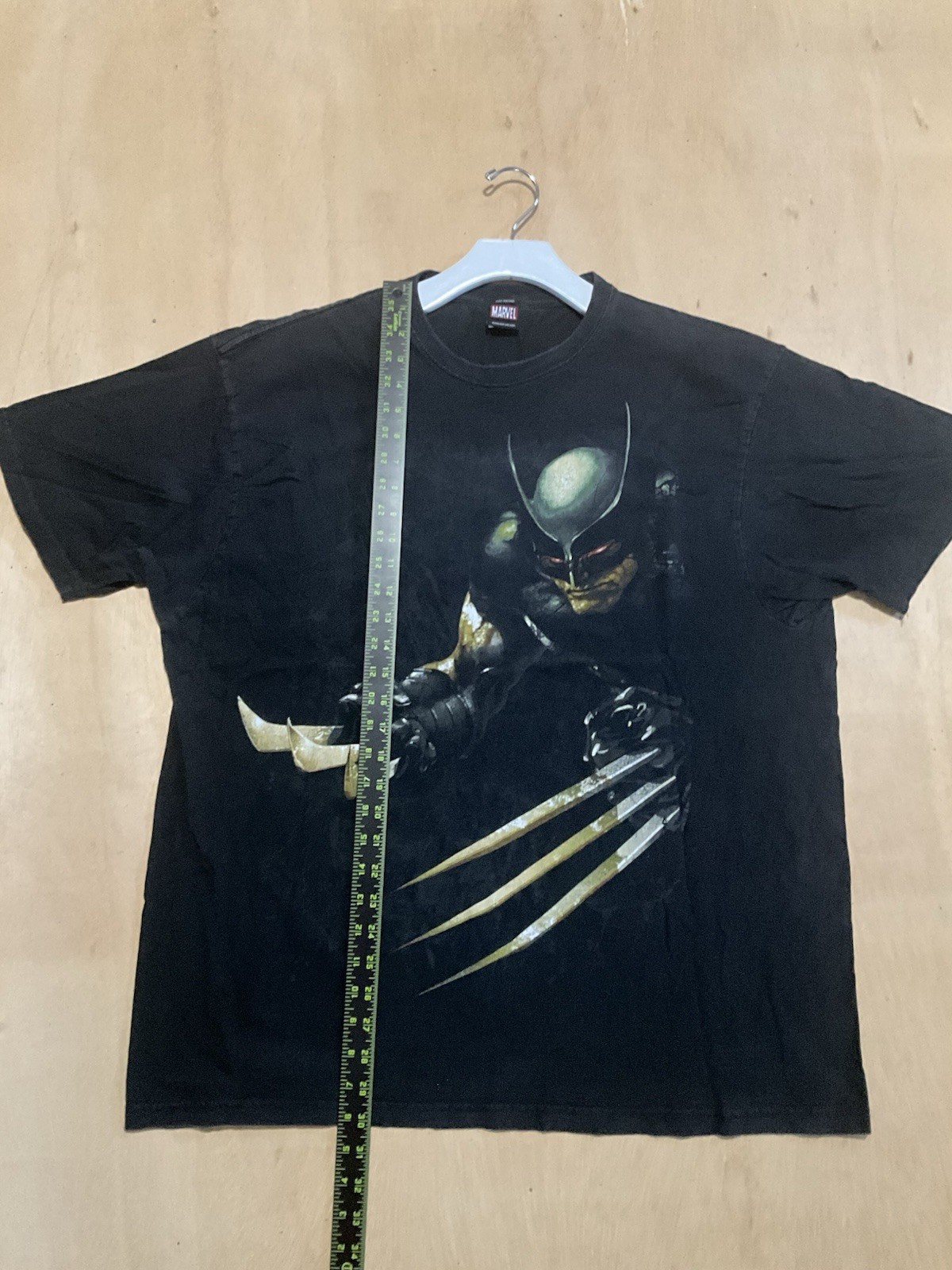 Vintage Y2K Wolverine Men’s T Shirt Marvel Mad Engine X-Men Black Size XXL