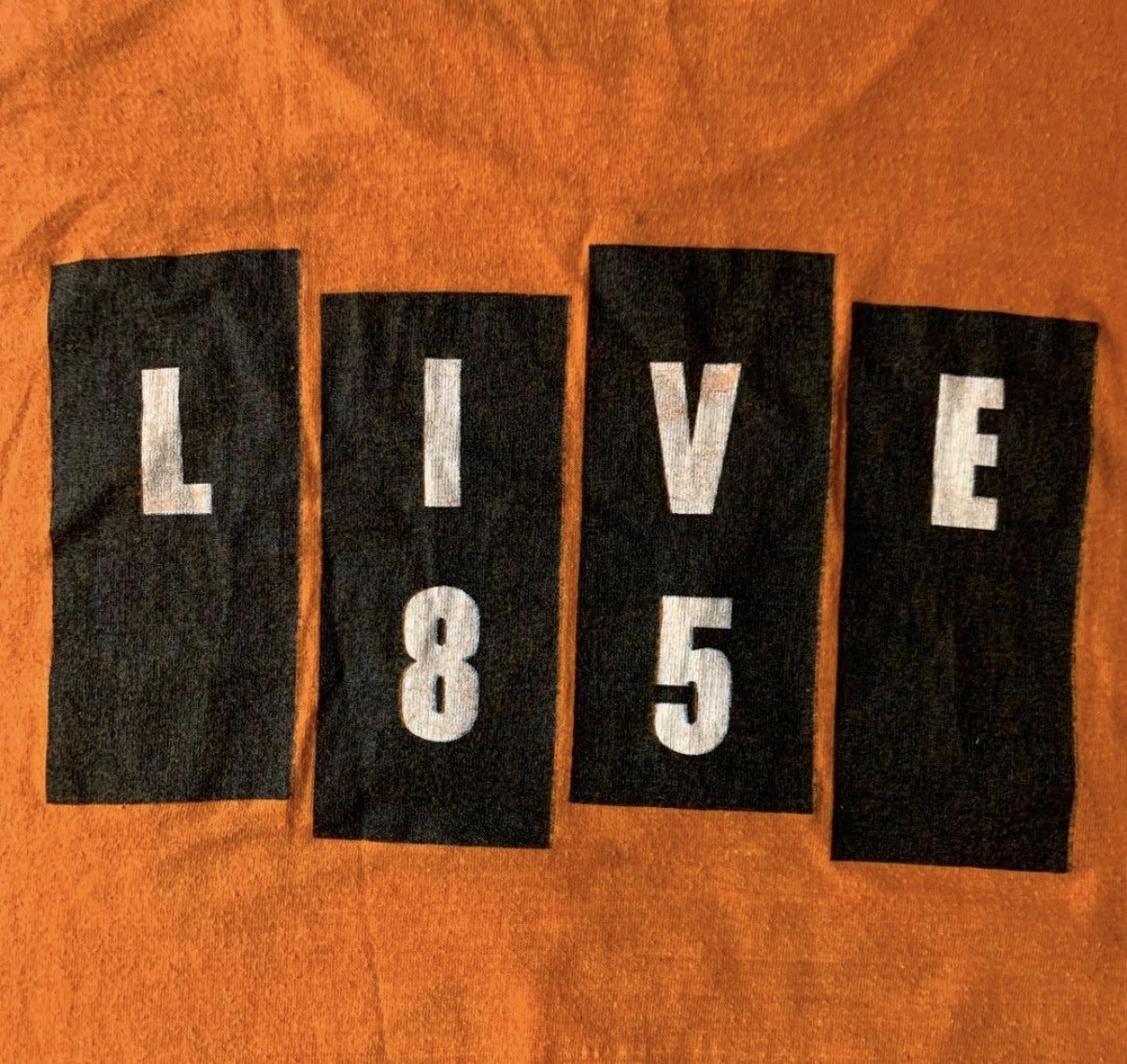 Black Flag 1985 Loose Nut Tour Tee Raymond Pettibon Vintage M Orange