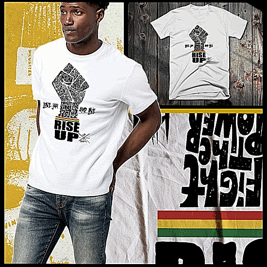 Reggae T-Shirt Black History African Melanin African Pride Rasta Love Jah Live