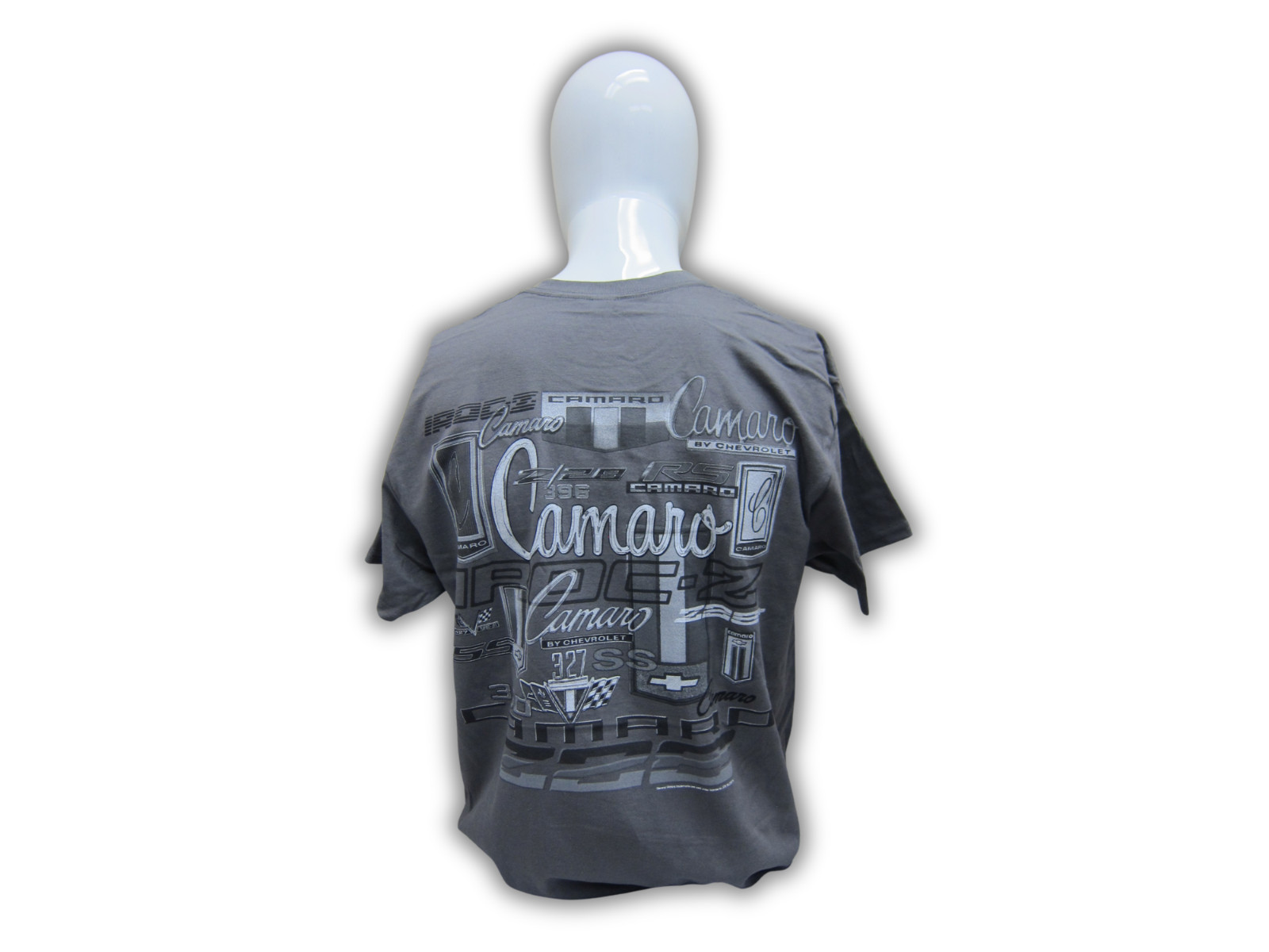 Chevrolet Camaro All Year Model Logo Gray Graphic T-Shirt Official Licensed