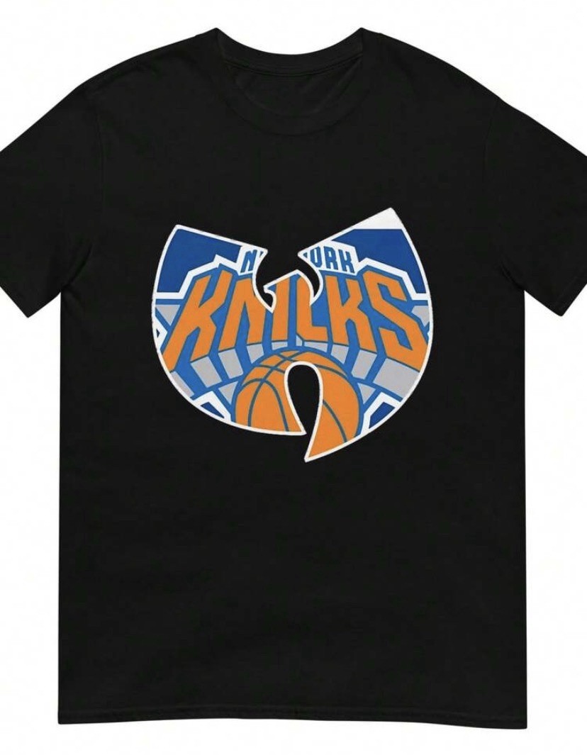 🔥 2026 NEW YORK KNICKS – WU-TANG TEAM TEE TSHIRT BASKETBALL FAN GIFT HIP HOP 🔥