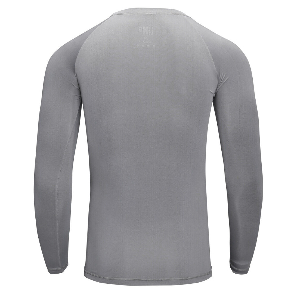 Men’s Sports Compression T Shirt Tight Fitness Gym Moisture Wicking Long Shirts