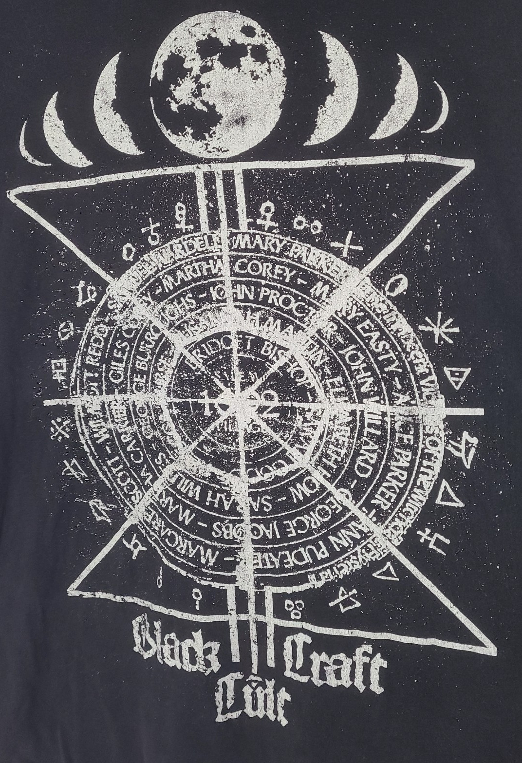 Black Craft Cult Moon Black Large T-Shirt