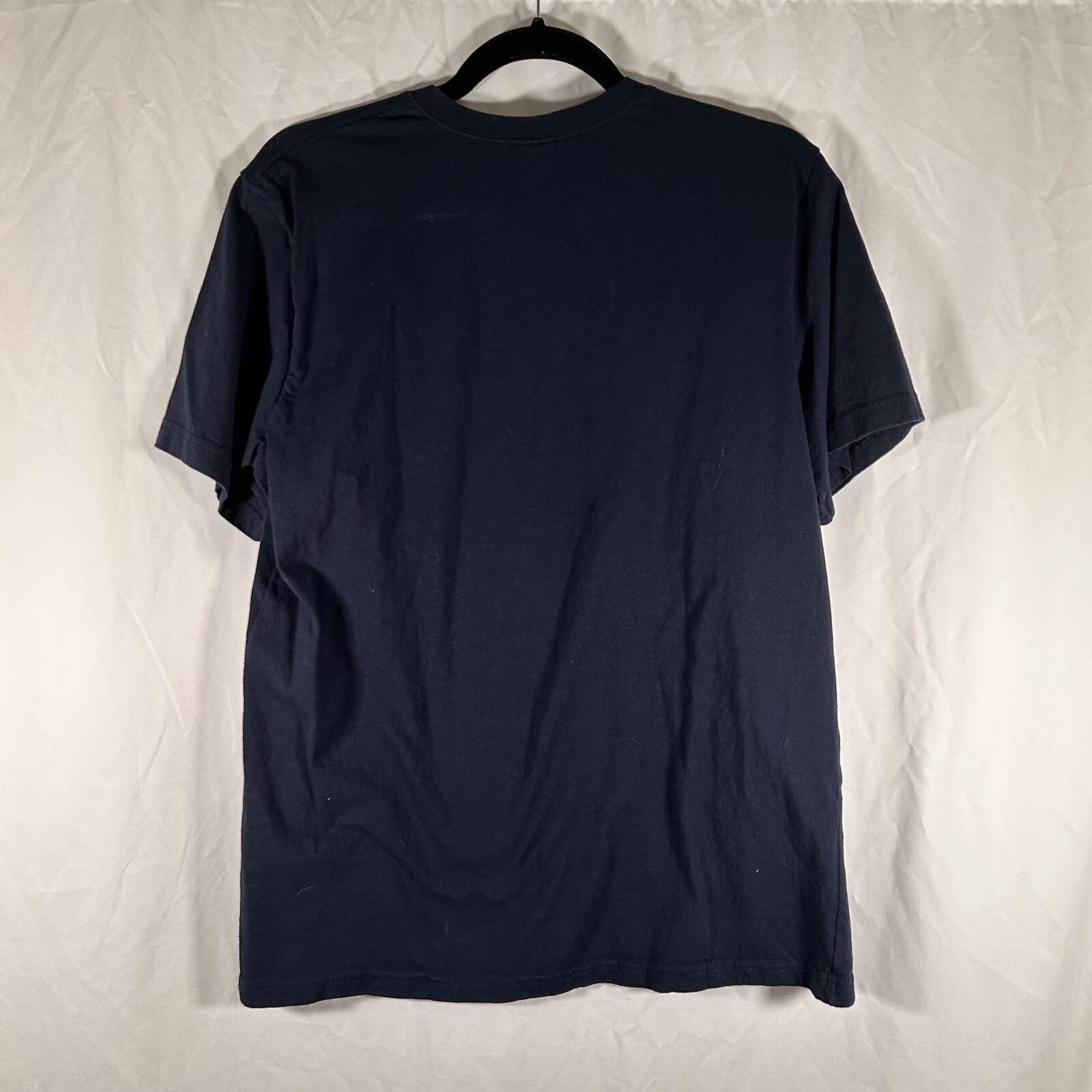 Corfu Greece Shirt Men’s Large Navy Blue Achilles Print Crew Neck Short Sleeve
