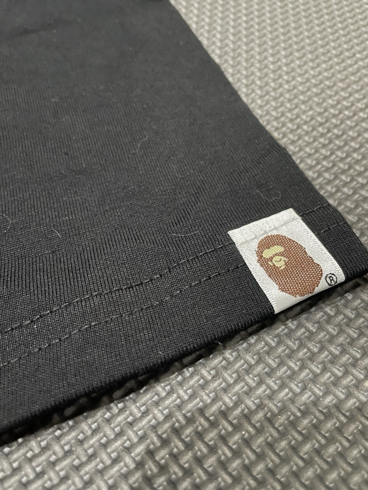 A Bathing Ape BAPE Black Ape Head Logo Graphic Tee Men’s M Cotton Crew Neck