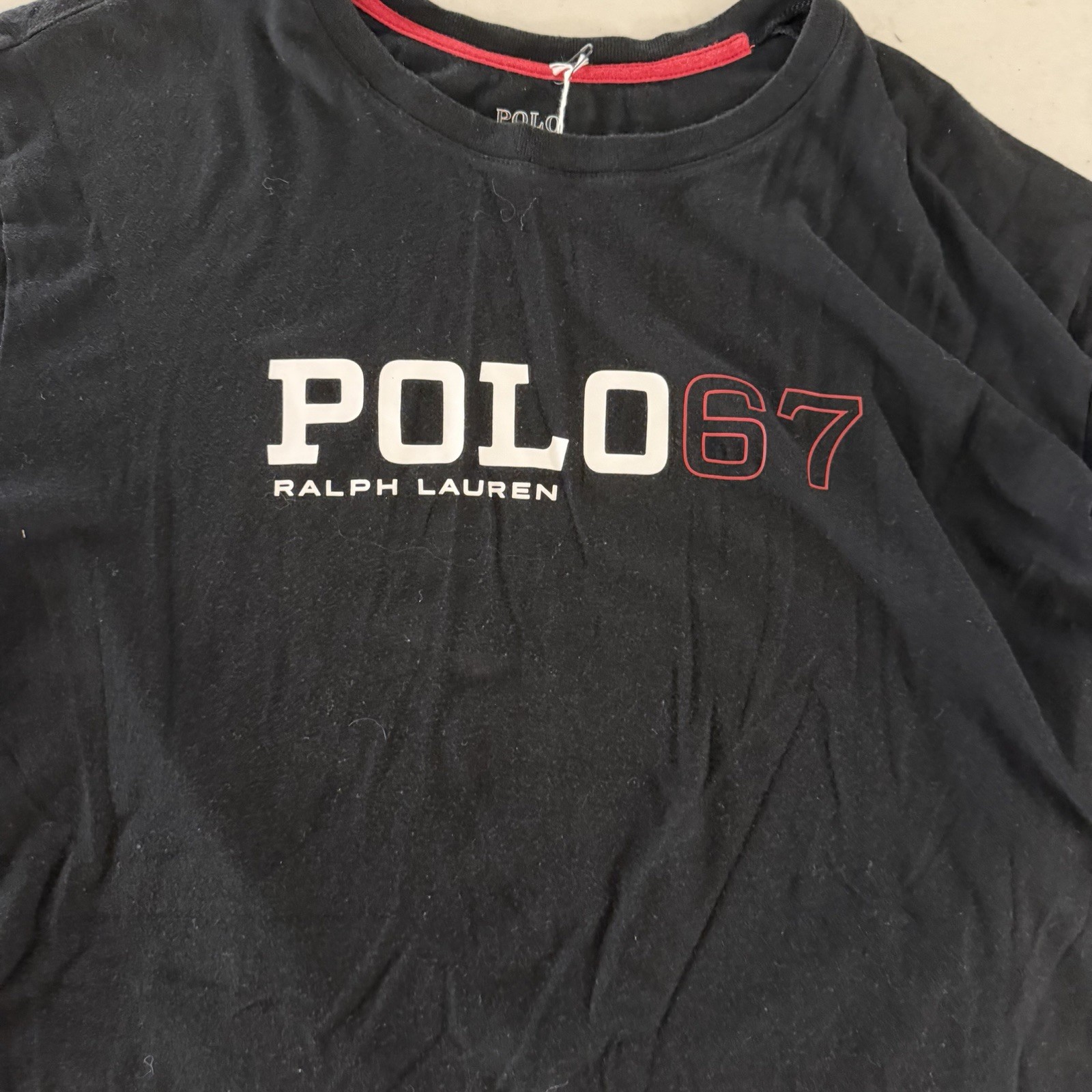 Polo Ralph Lauren Men’s Classic Fit Graphic RL 67 Pony T-Shirt Tee Black XL