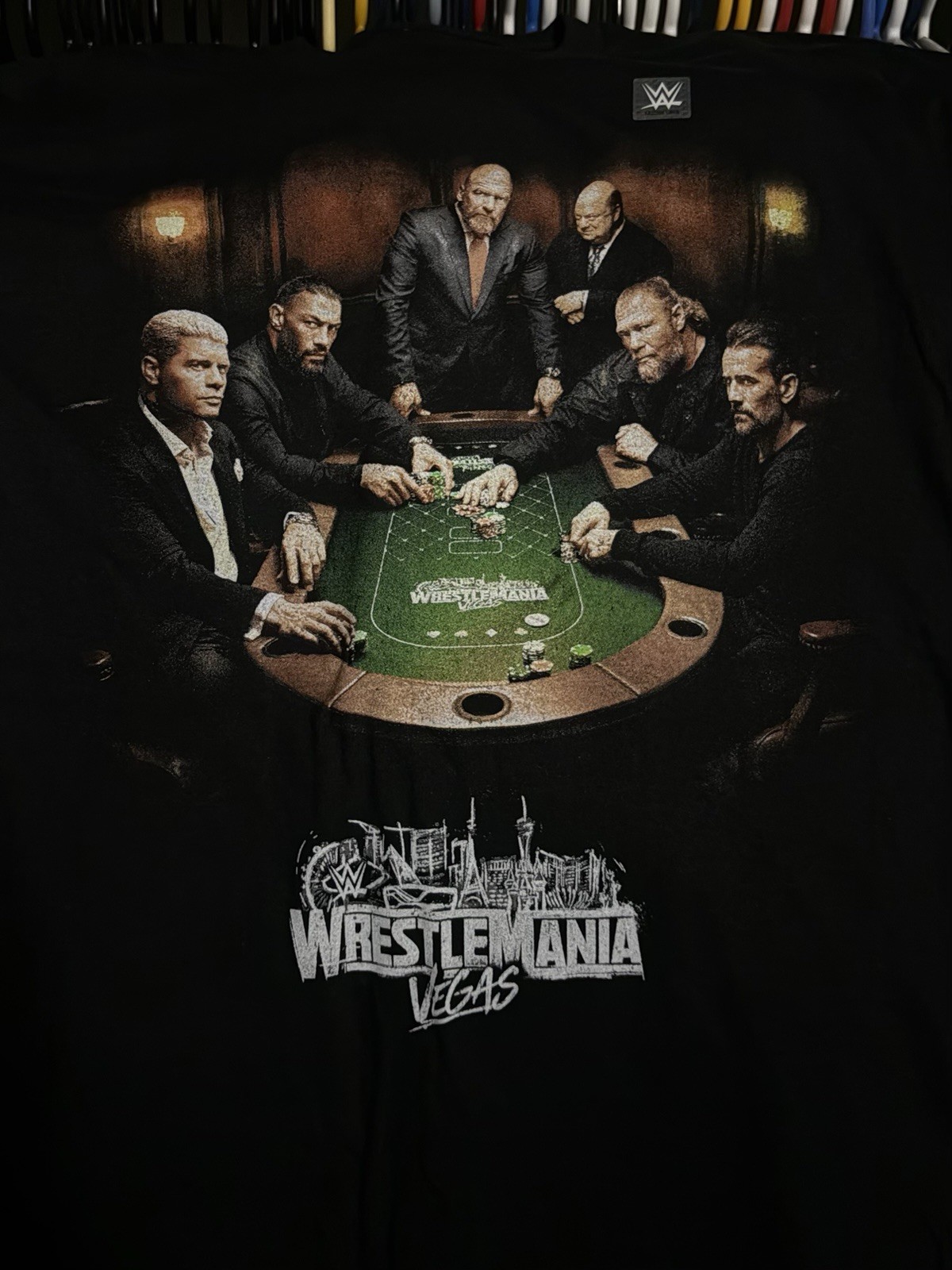 EXCLUSIVE WWE WrestleMania 42 Vegas Men’s Large Shirt (NOT AVAILABLE ONLINE)