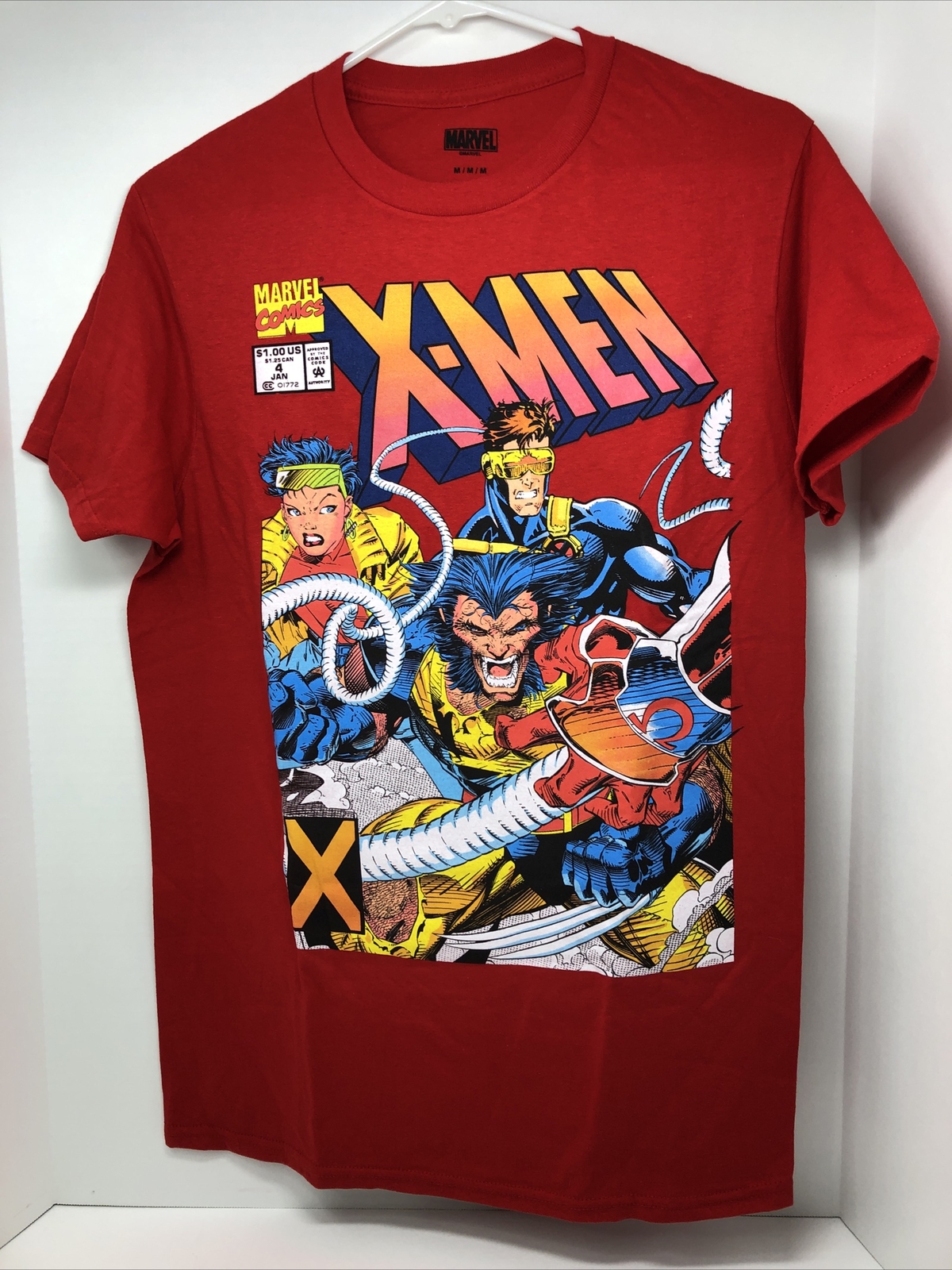 X-Men Marvel Comics Men’s T-Shirt Medium 100% Cotton Retro