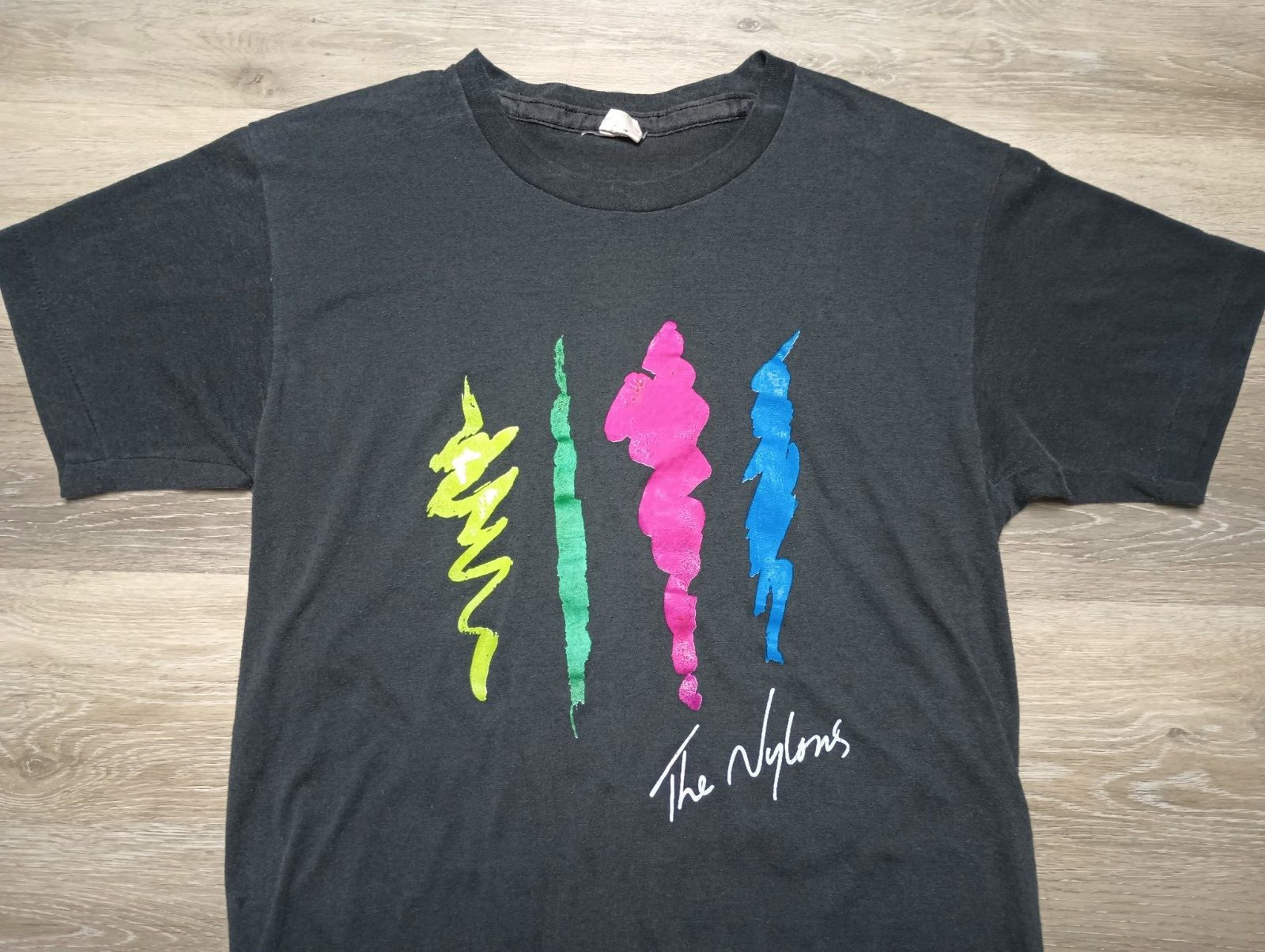 80s The Nylons T Shirt Rock Band tee retro single stitch a capella singing group