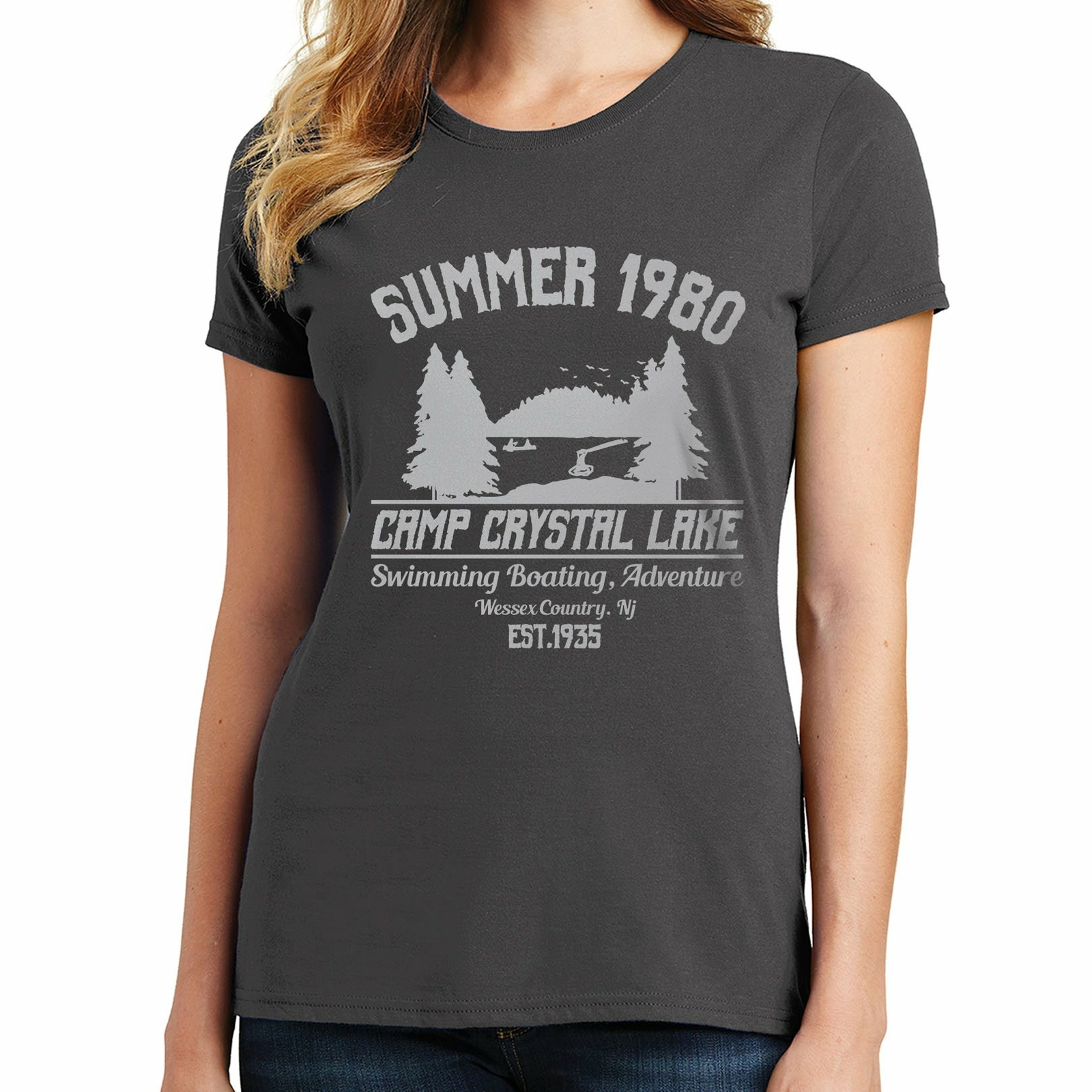 Camp Crystal Lake Summer 1980 T-Shirt Friday the 13th Jason 04020