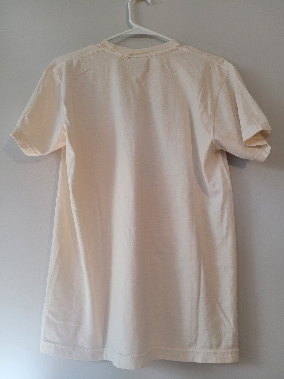 Dragon Ball Z Goku x Mcalren T Shirt Heavyweight Cream Color Size Medium NEW