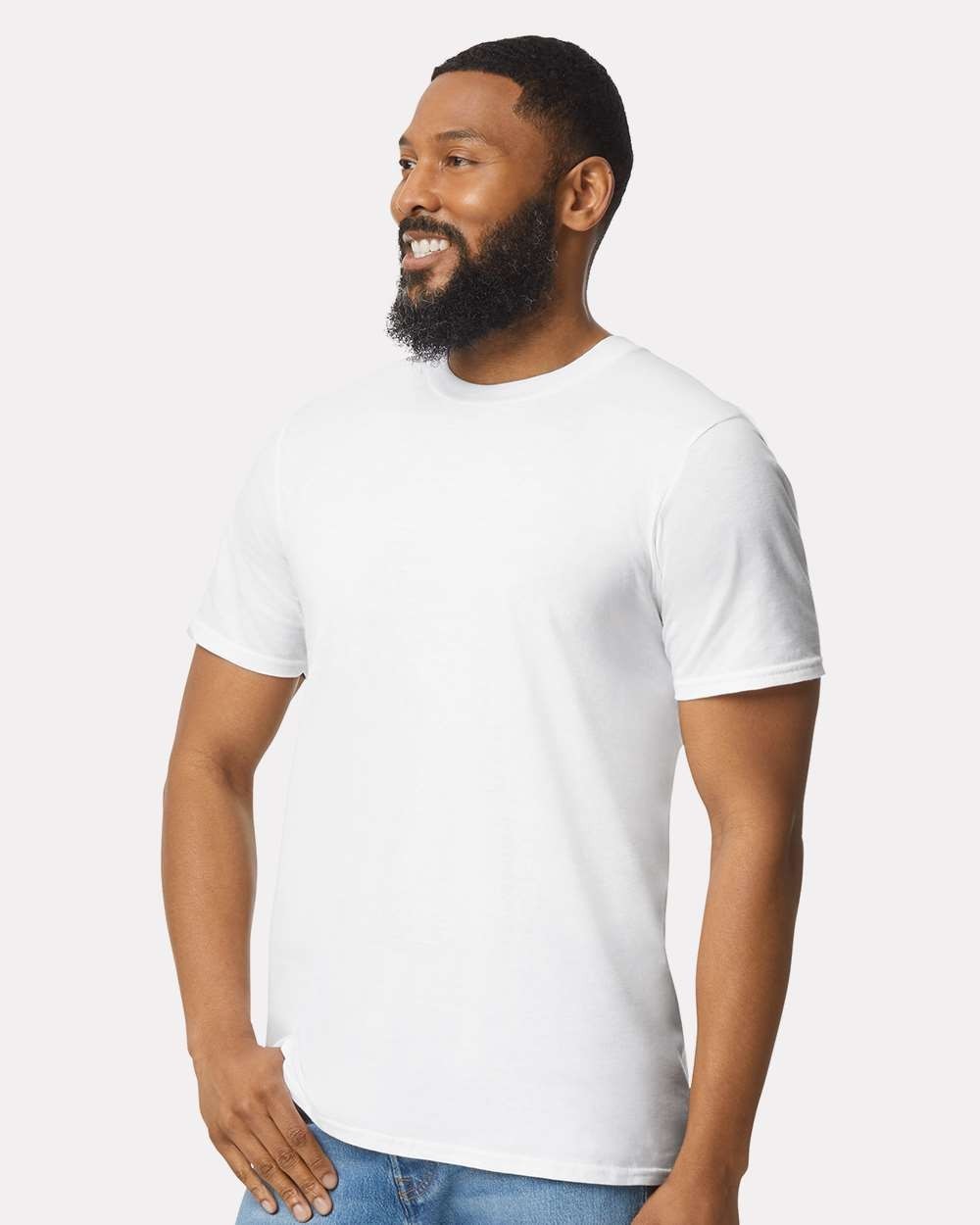 Gildan Men’s Softstyle Lightweight Cotton T-Shirt, 12-Pack, White, Sizes S-3XL