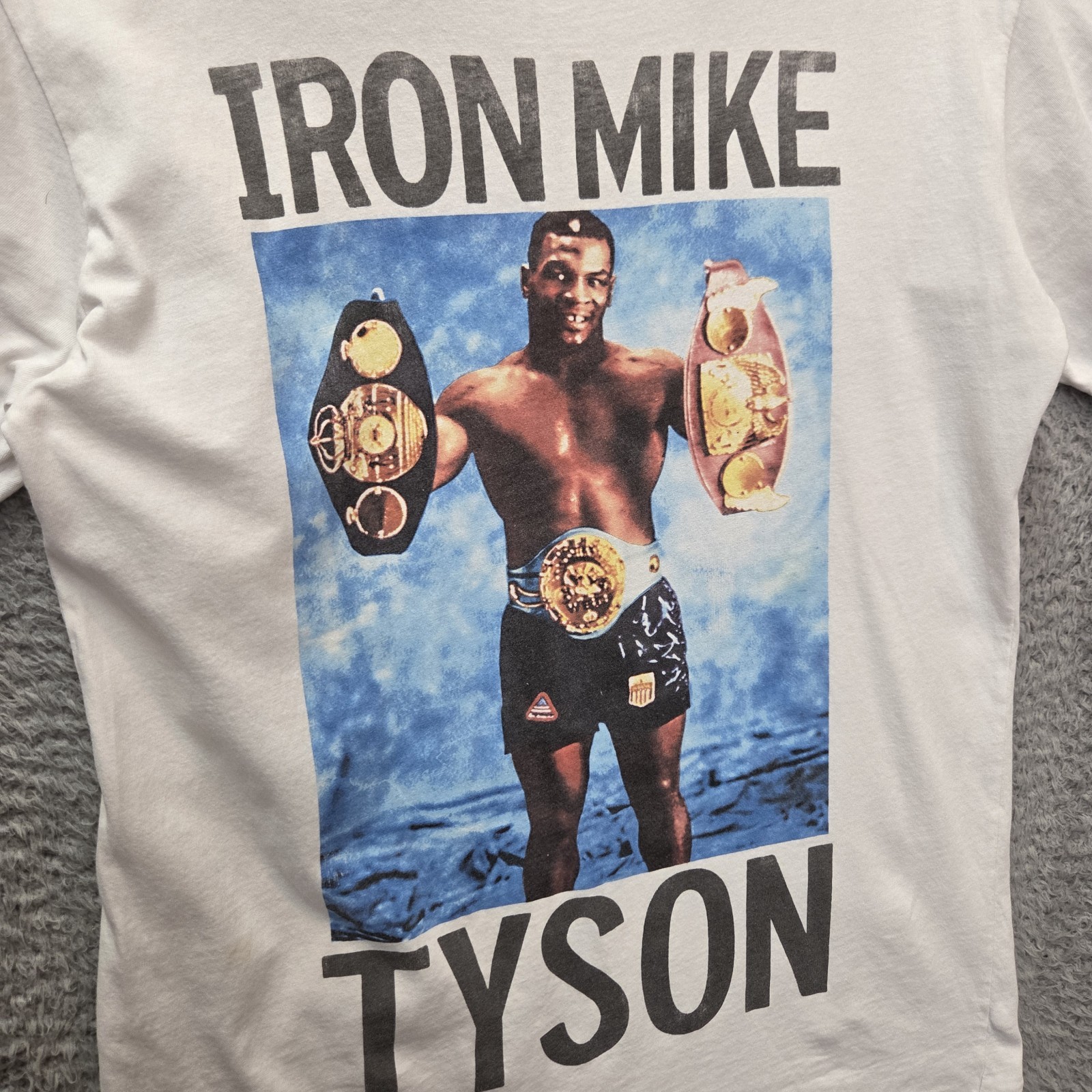 MYTH Size Medium Roots of Fight Iron Mike Tyson CHAMP Shirt 1988 Bloodlines RARE