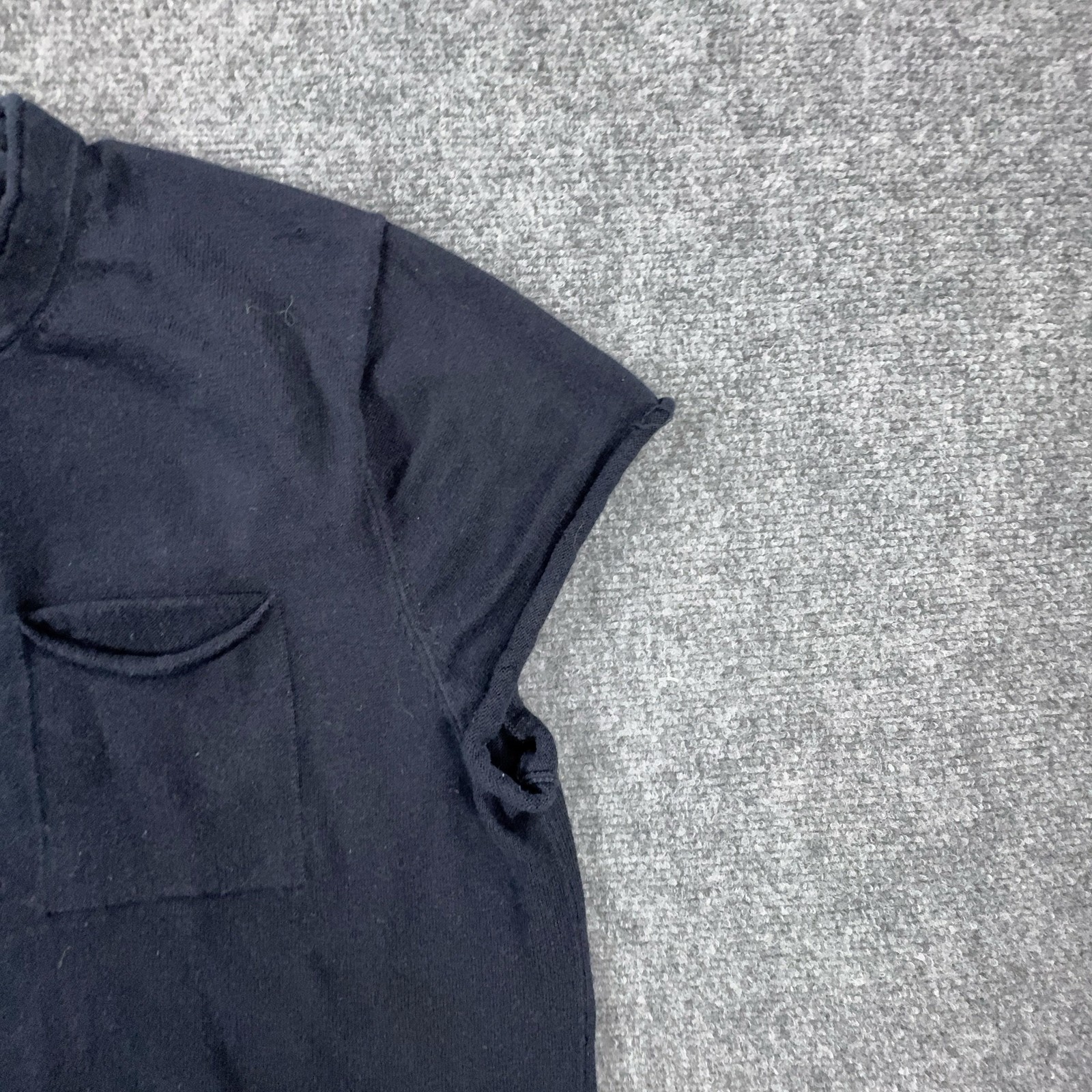 The Normal Brand Shirt Mens Large Blue Pocket Crewneck Cotton Tee Casual