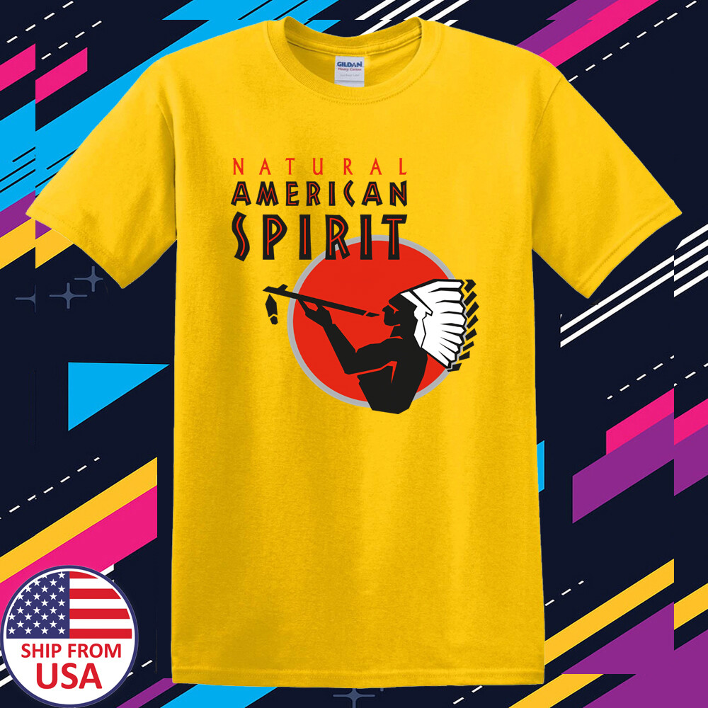 Natural American Spirit Mens Daisy Yellow T-Shirt Size S-5XL