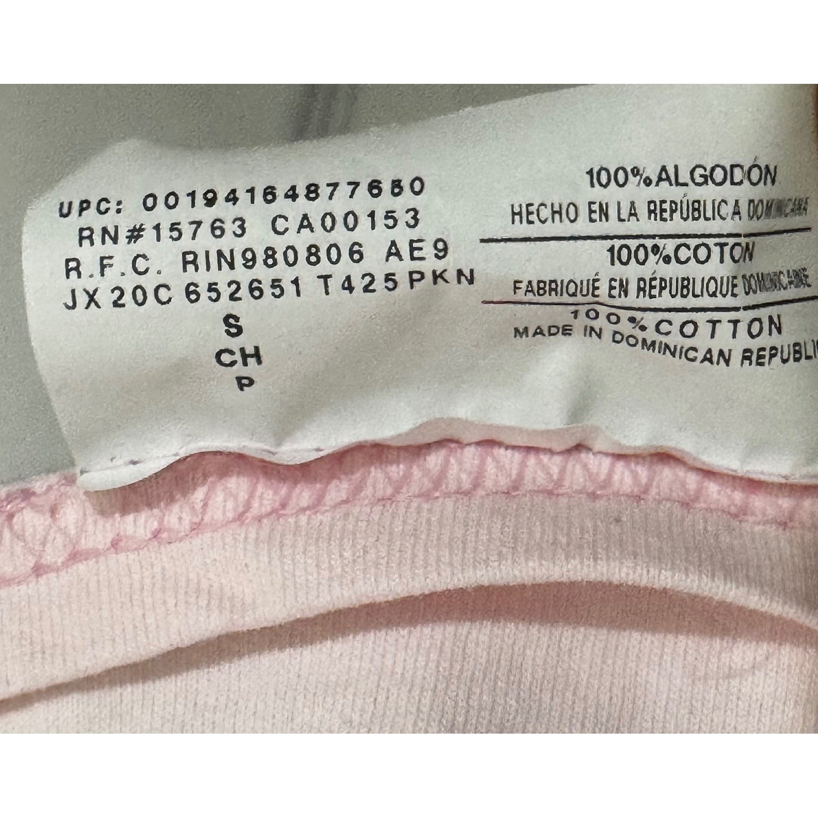Champion Authentic Athleticwear Mens Small Pink Short Sleeve T-Shirt T425 PKN