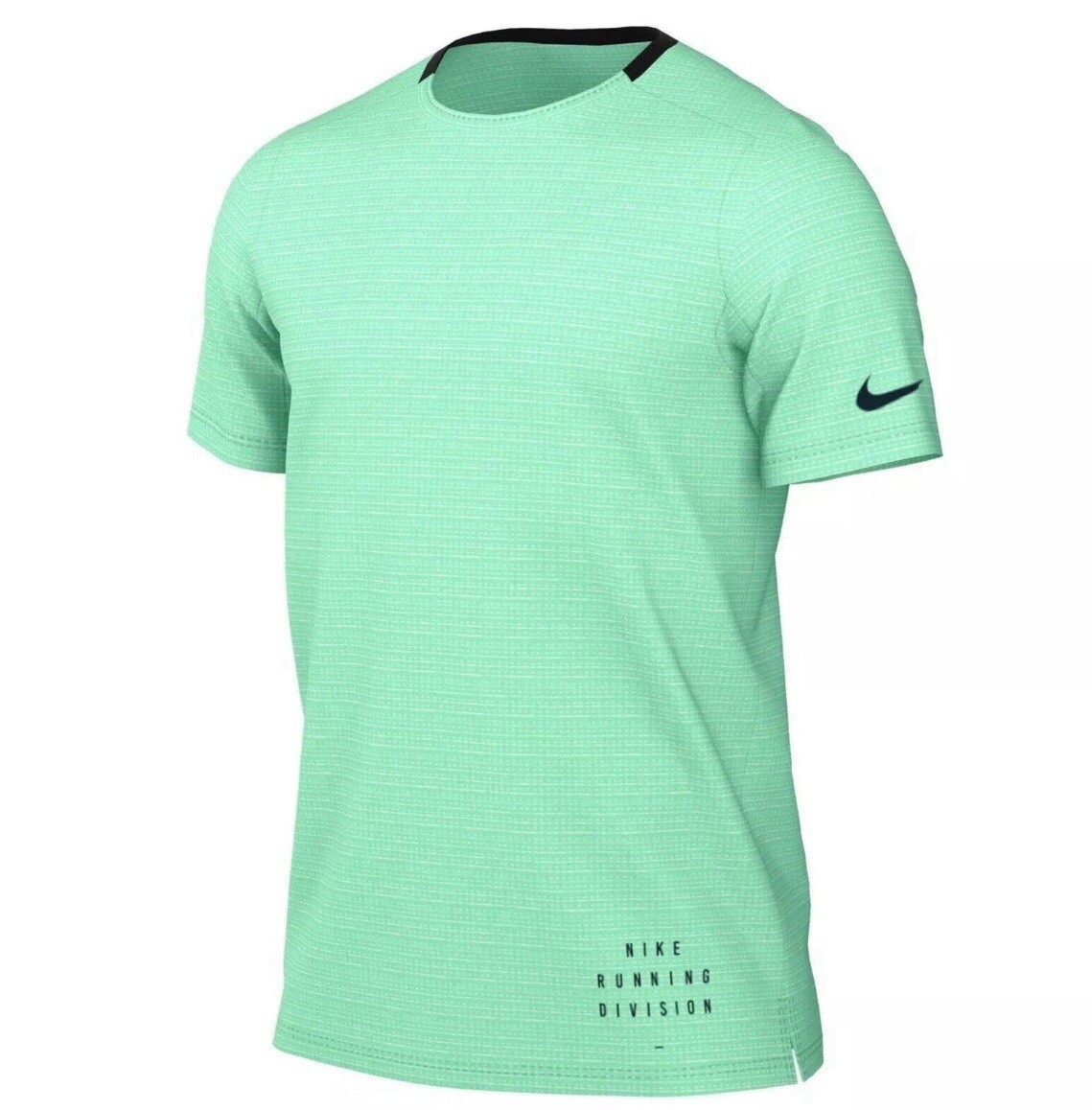NEW Nike Running Shirt Dri-Fit Adv Slim Fit GREEN DQ6540-342 Mens Size Small NWT