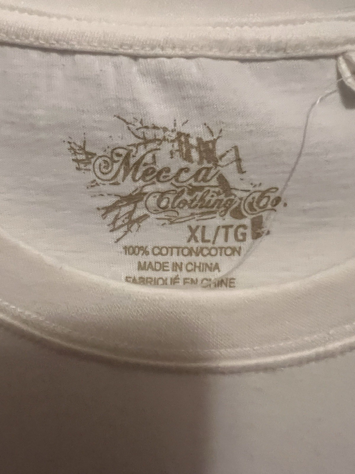 MECCA CLOTHING CO MENS SCREEN PRINTED T-SHIRT MENS SZ XL NWOT