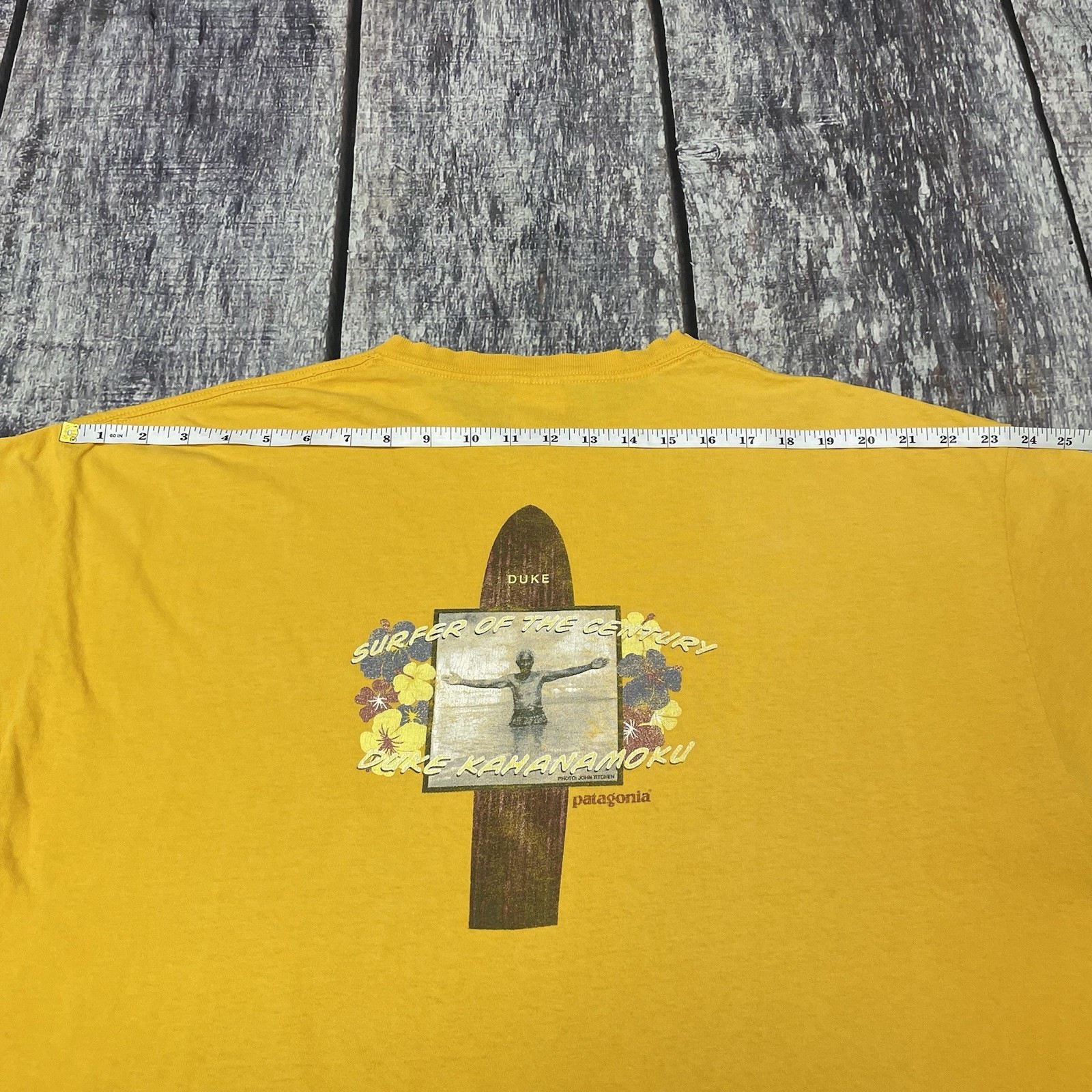 Vintage Patagonia Beneficial T ‘s Duke Kahanamoku T-Shirt Made In USA 2002 XL