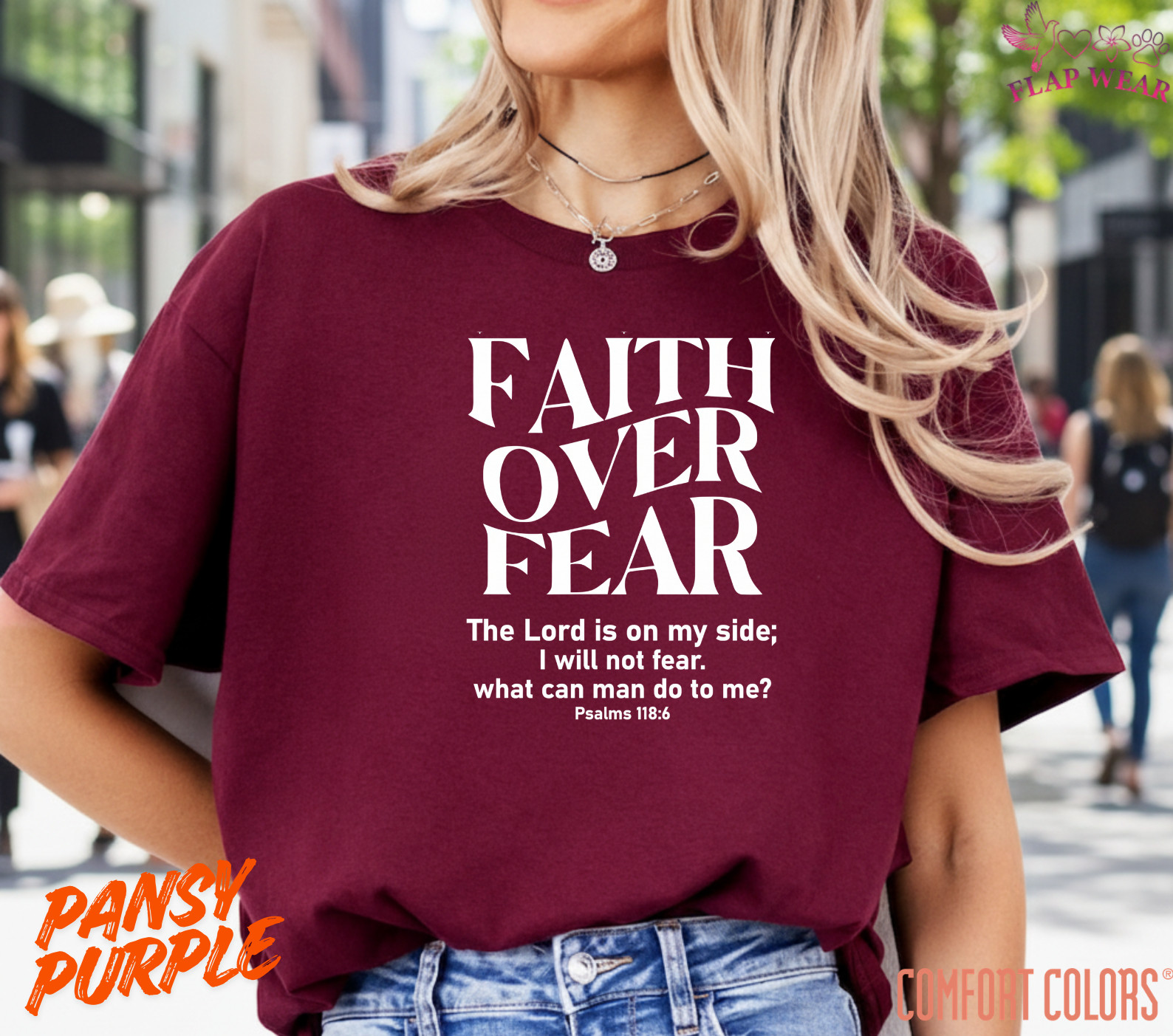 Unisex Faith Over Fear Christian T-Shirt, Men T shirt,Women T shirt Gift Religio