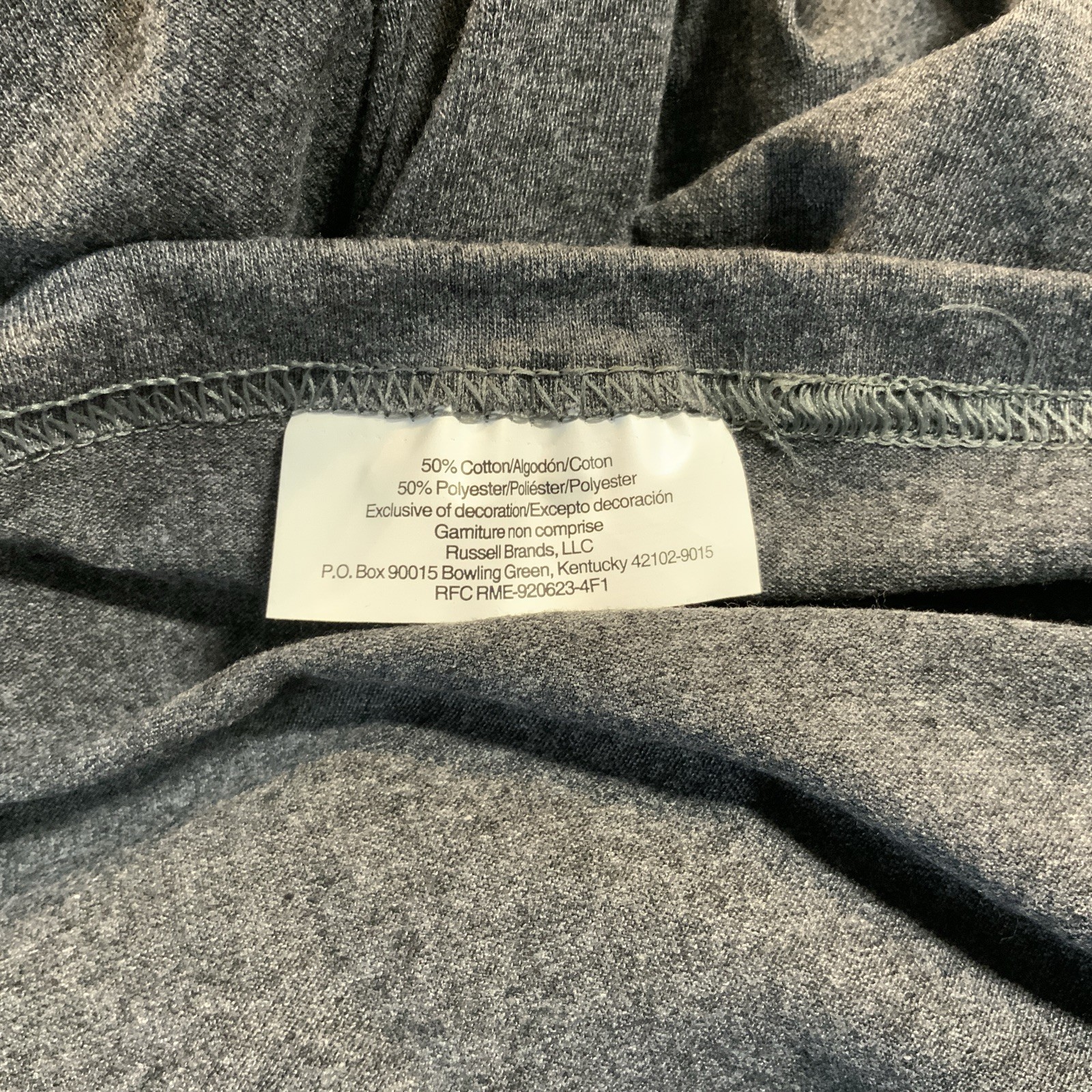 Vintage Blank Russell Athletic Gray Shirt Mens XL Tee T-Shirt Lot Of 3 2012