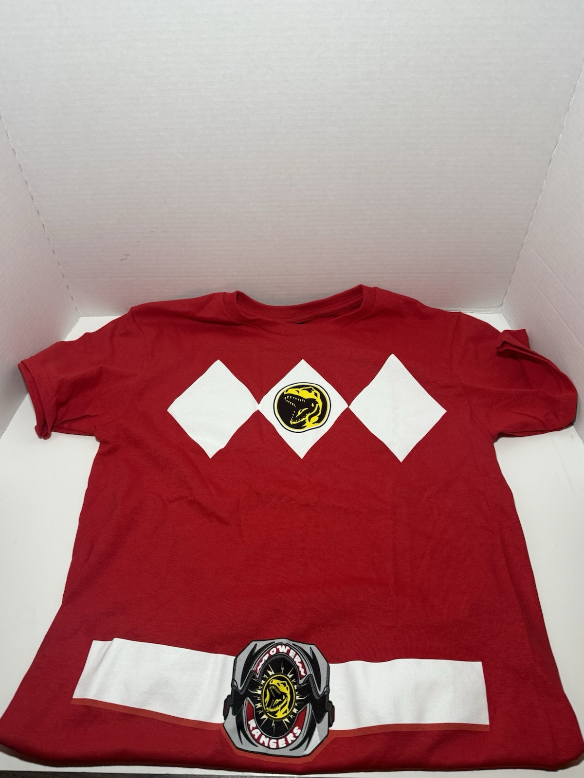 Mighty Morphin Power Rangers Red Halloween Costume Tee