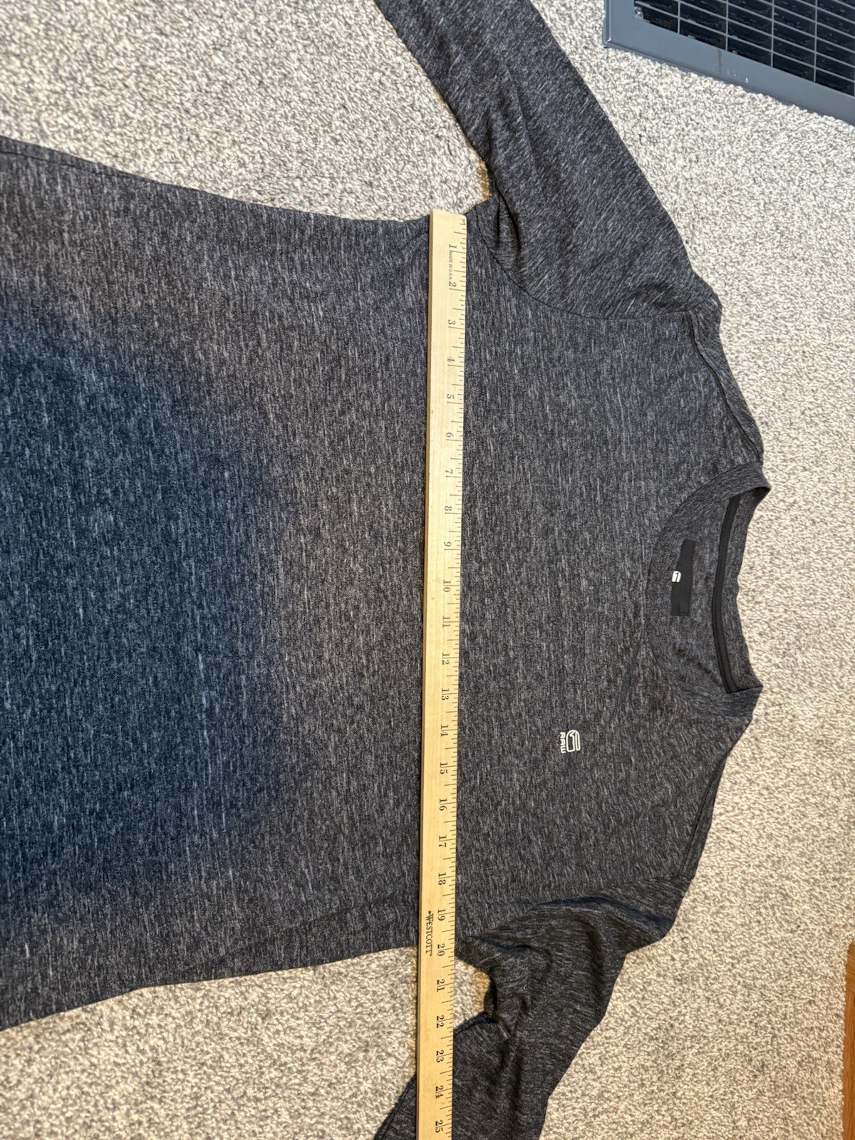 G-Star Raw Classic R L/S Shirt Mens Large Black Long Sleeve Faded Cotton