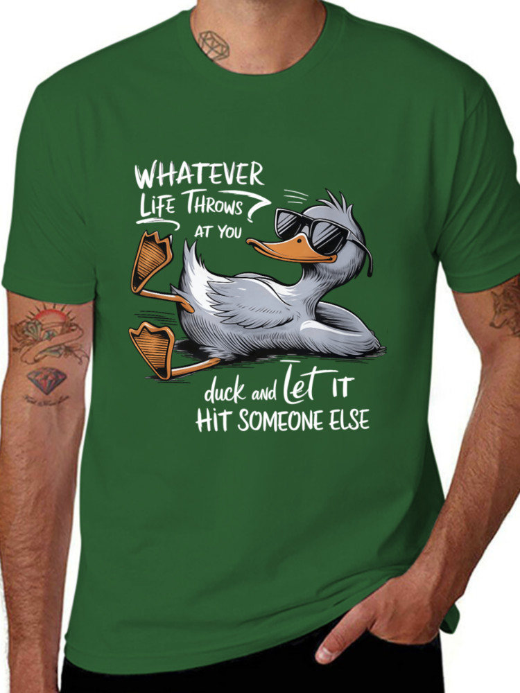 Funny Duck Graphic Tees Funny Quote Gift T-Shirt