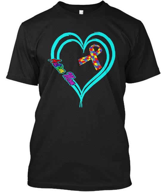 Autism Mom T-Shirt Made in the USA Size S to 5XL