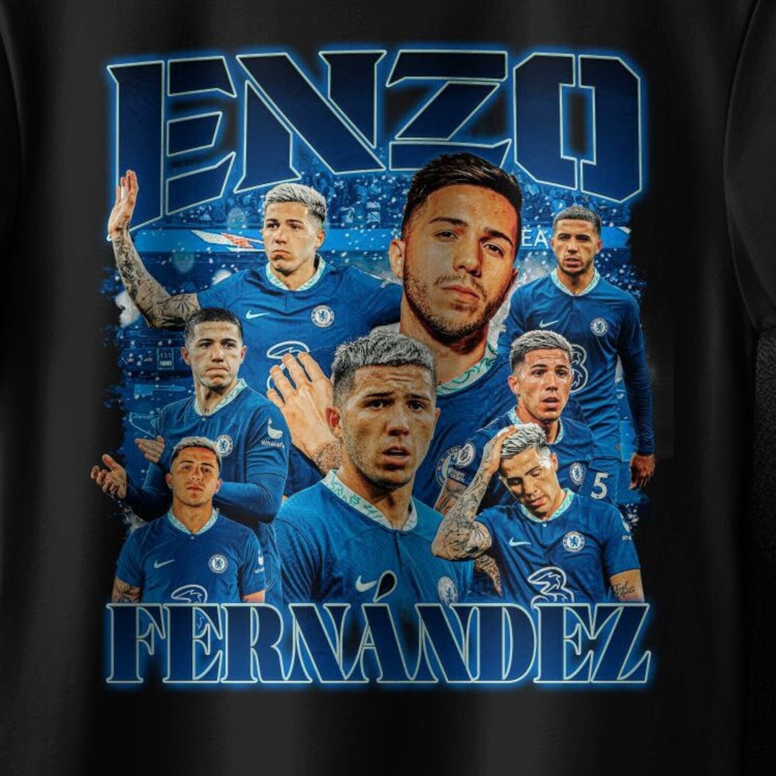 Enzo Fernandez T-Shirt, Soccer Fan Shirt, Sports Star Tee, Athlete Graphic Tee,