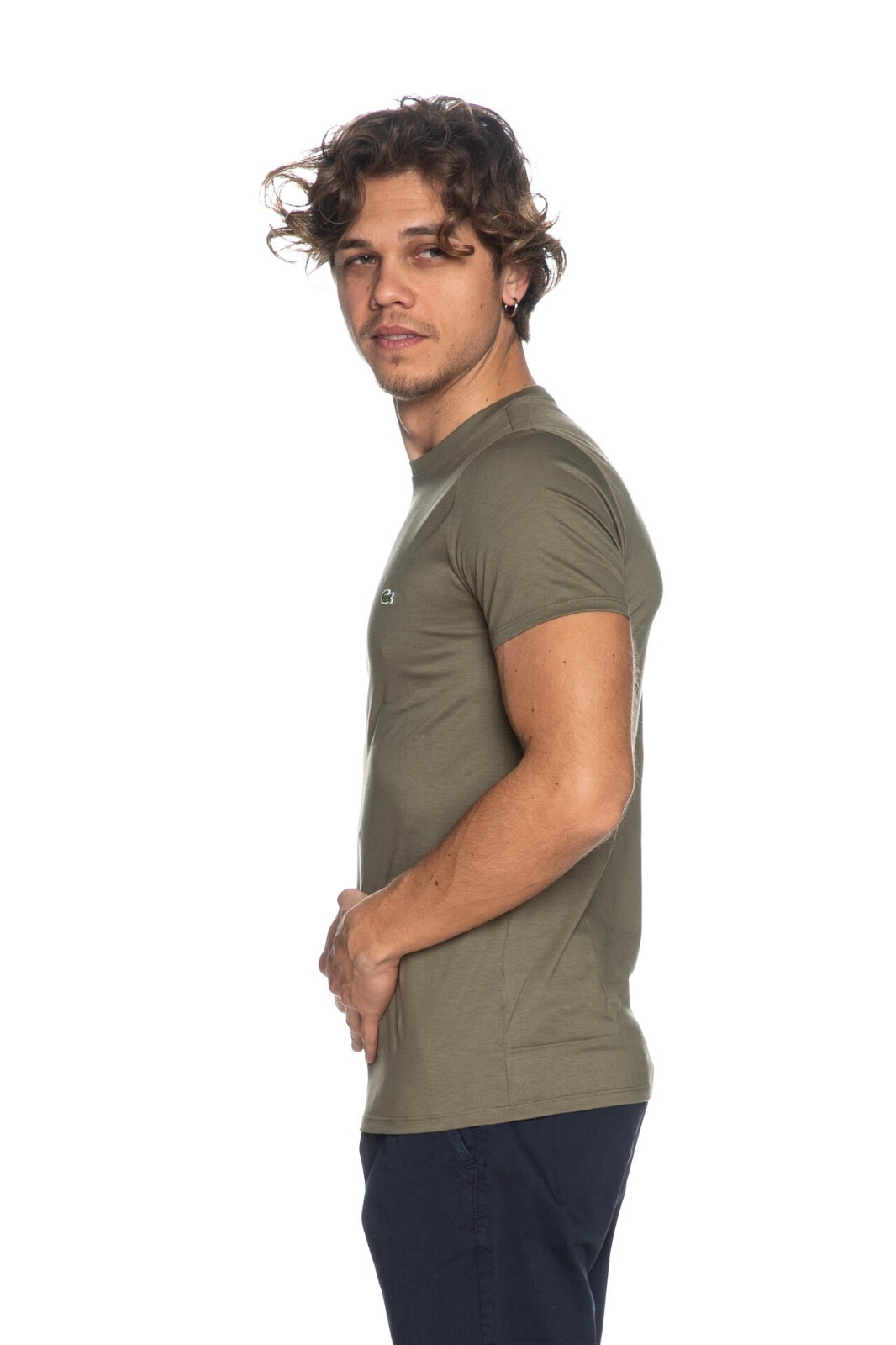 Lacoste Men’s T-Shirt Crewneck Art. TH6709 – 100% Cotton