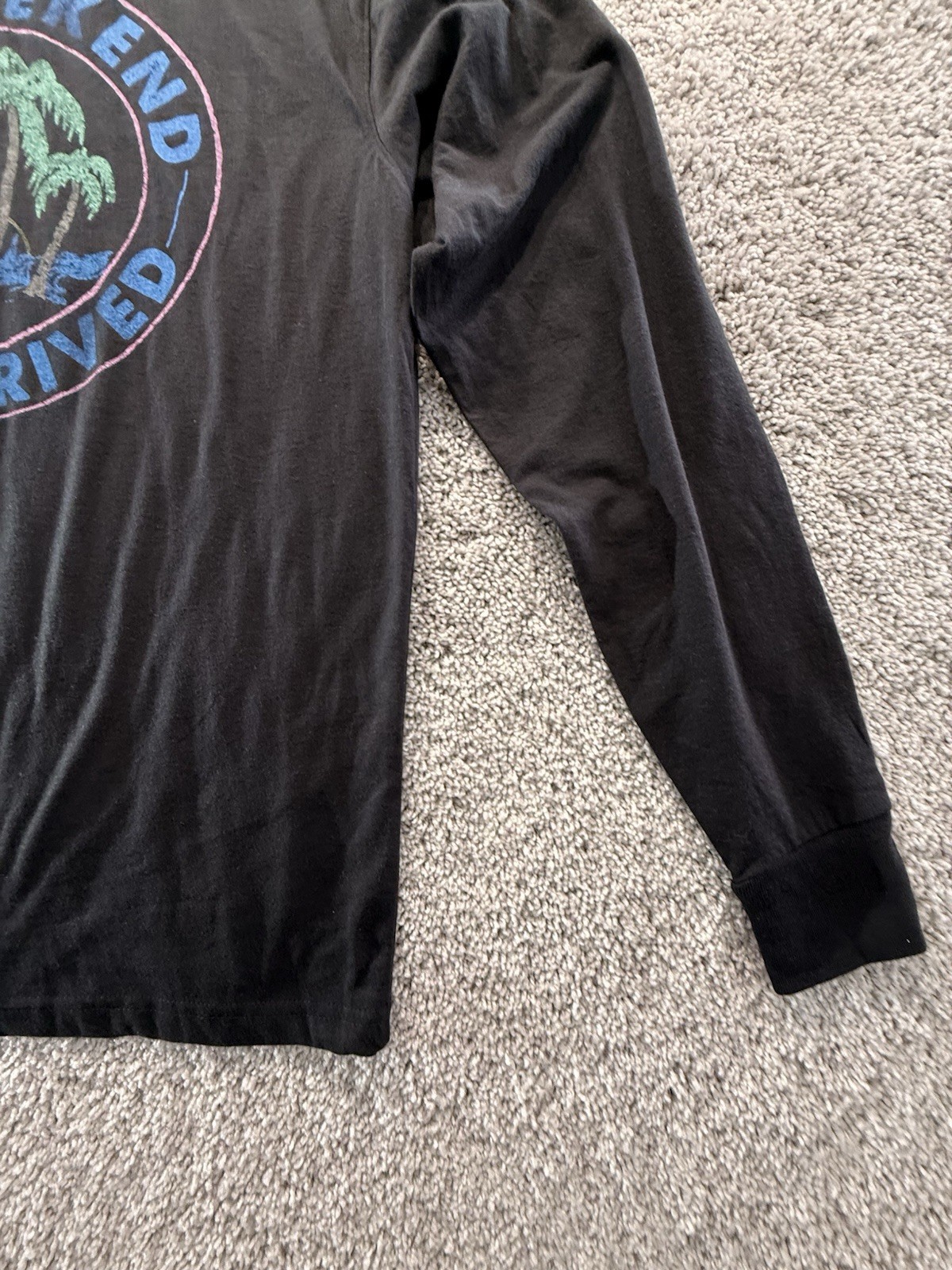 Chubbies T Shirt Men’s Medium Long Sleeve The Weekend Has Arrived