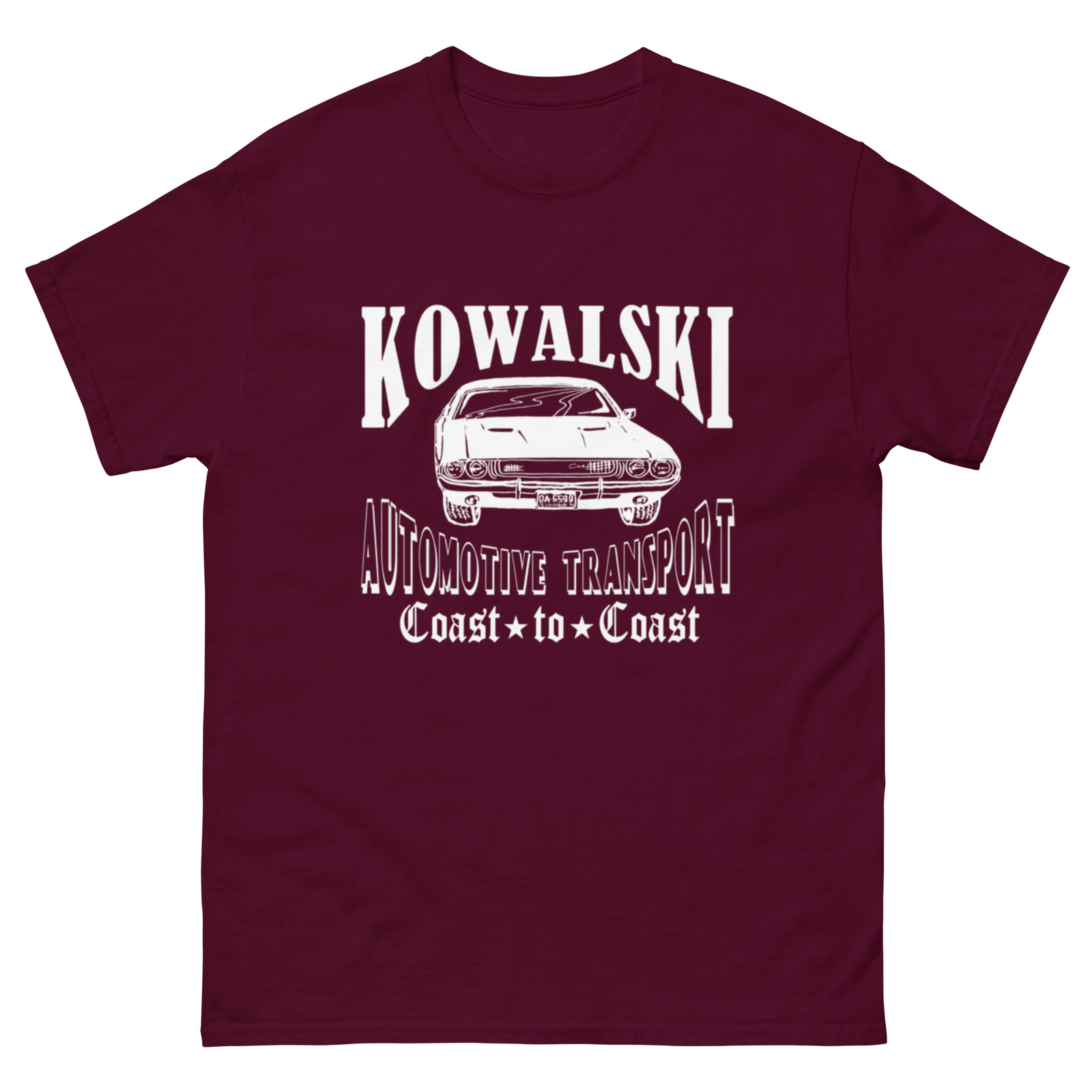 KOWALSKI AUTOMOTIVE TRANSPORT T SHIRT VANISHING POINT 70 CHALLENGER